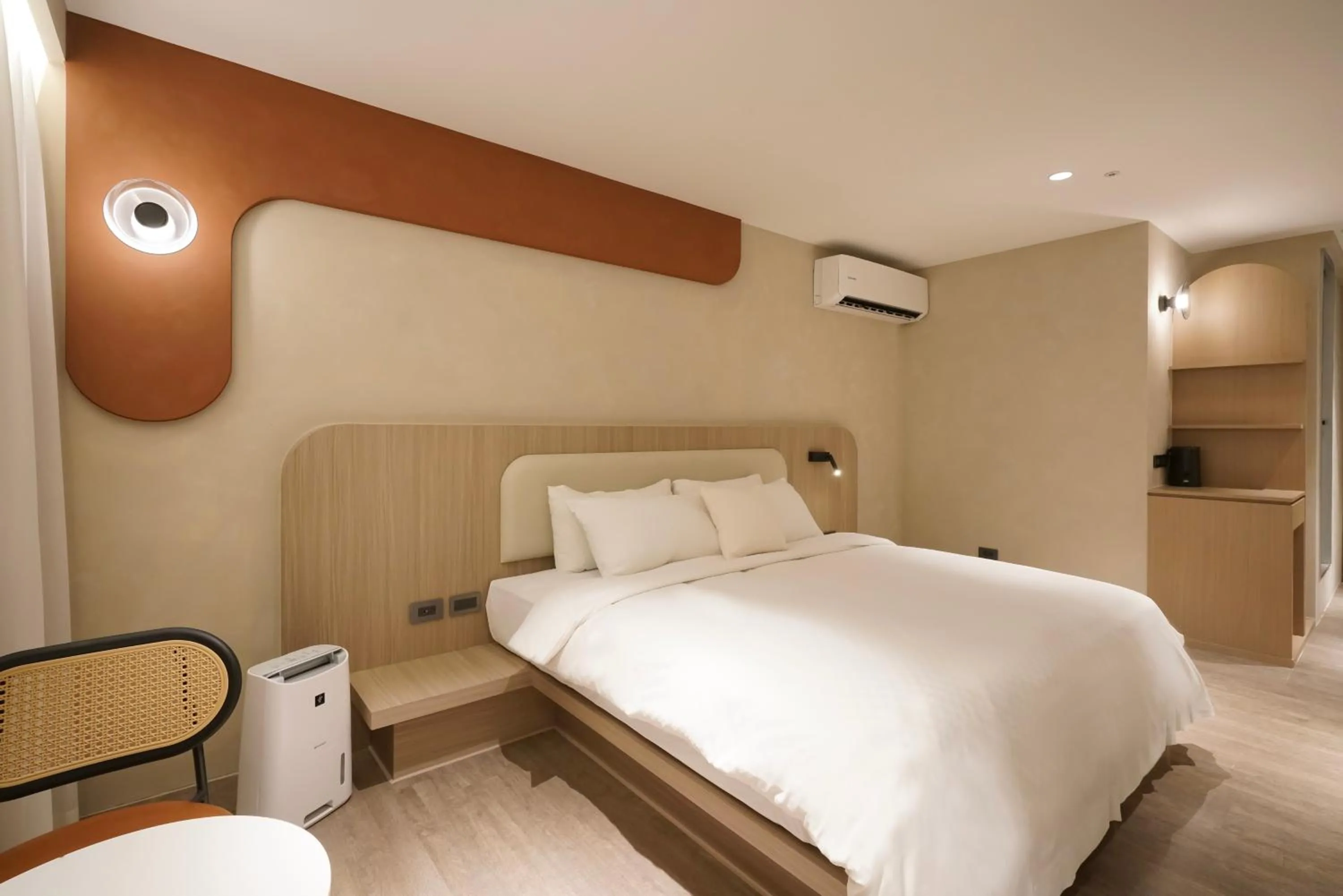 Bed in Hope Hotel Tainan - Minsheng Branch