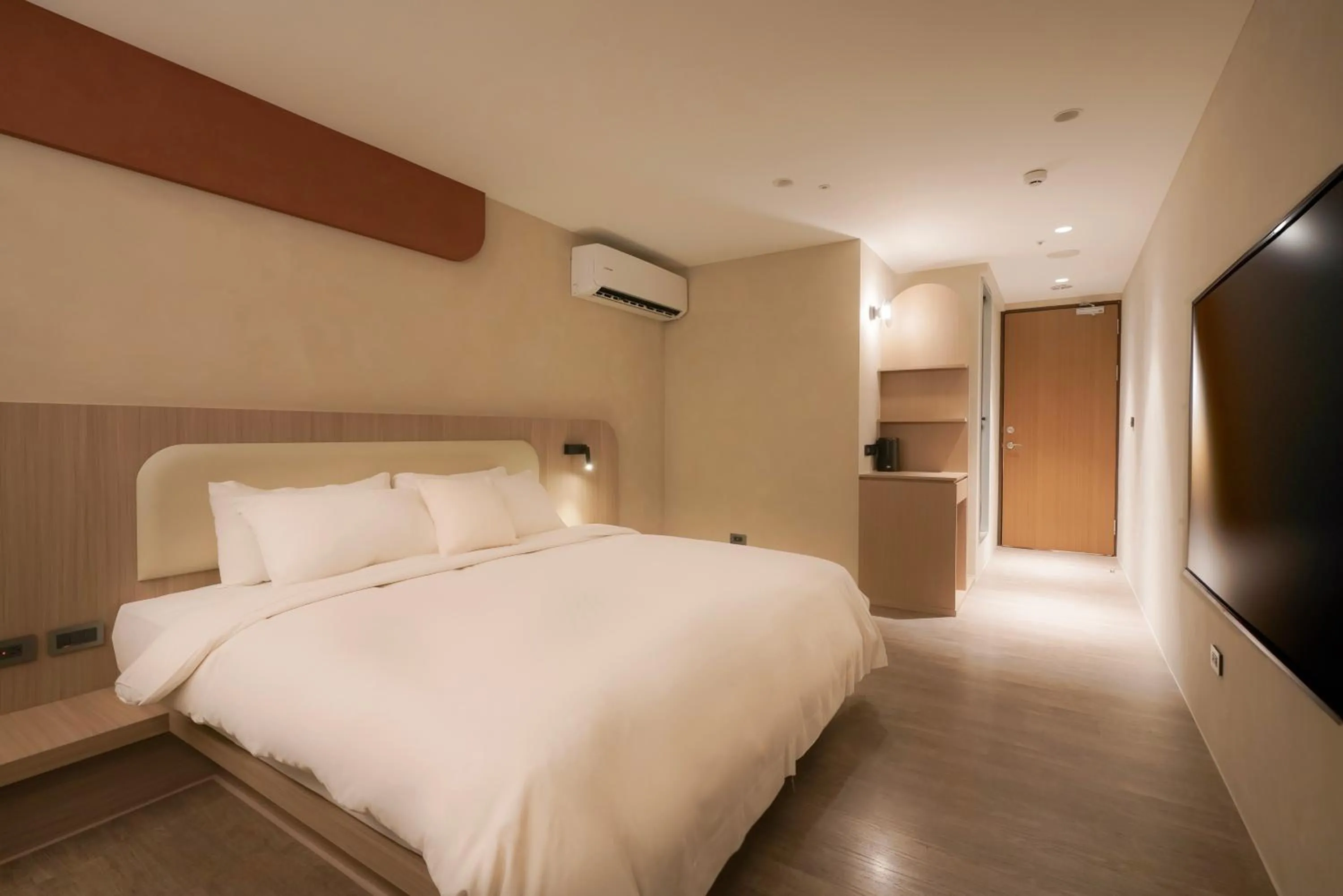 Bed in Hope Hotel Tainan - Minsheng Branch