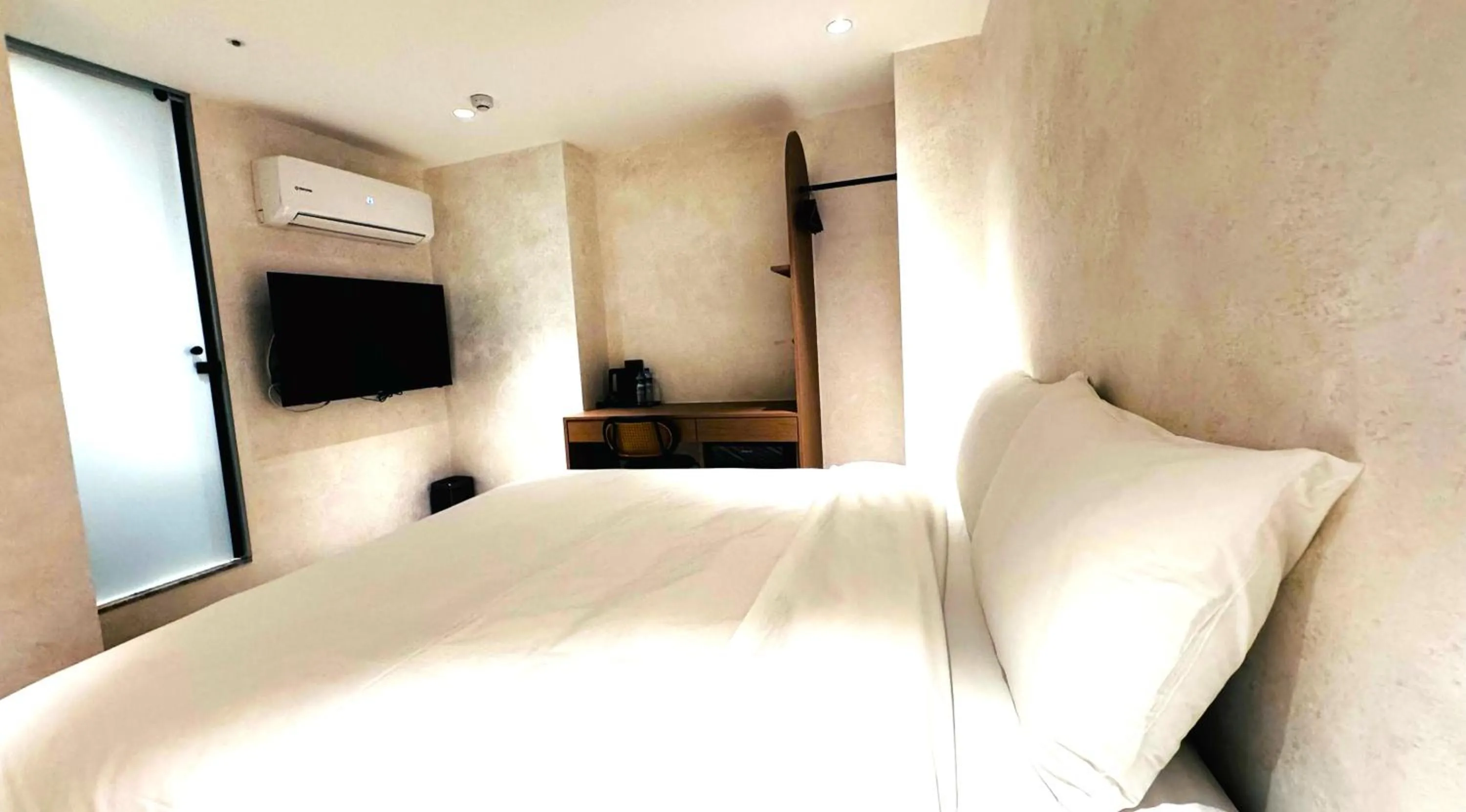 Bed in Hope Hotel Tainan - Minsheng Branch