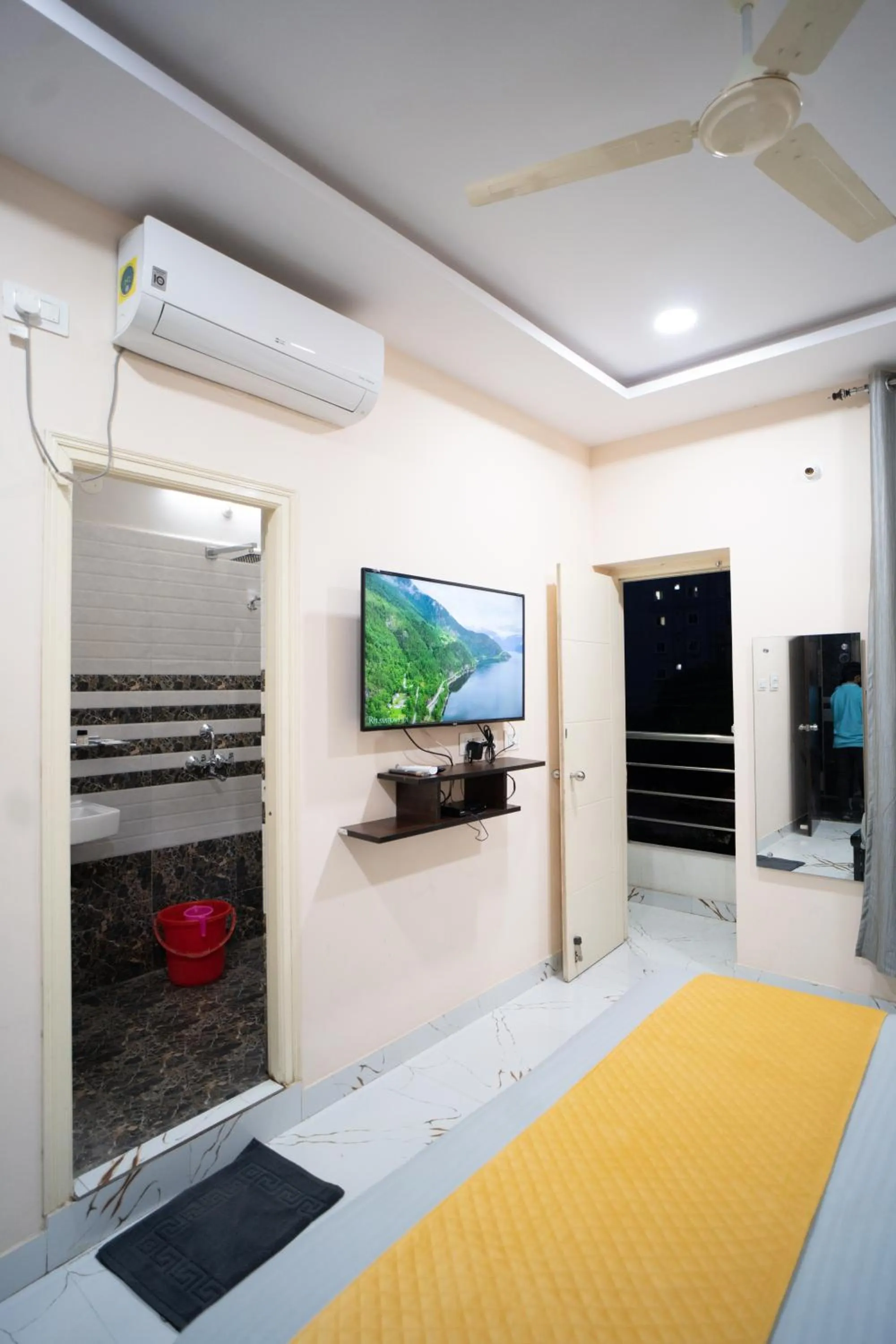 Bed in Yellow Bells Gachibowli