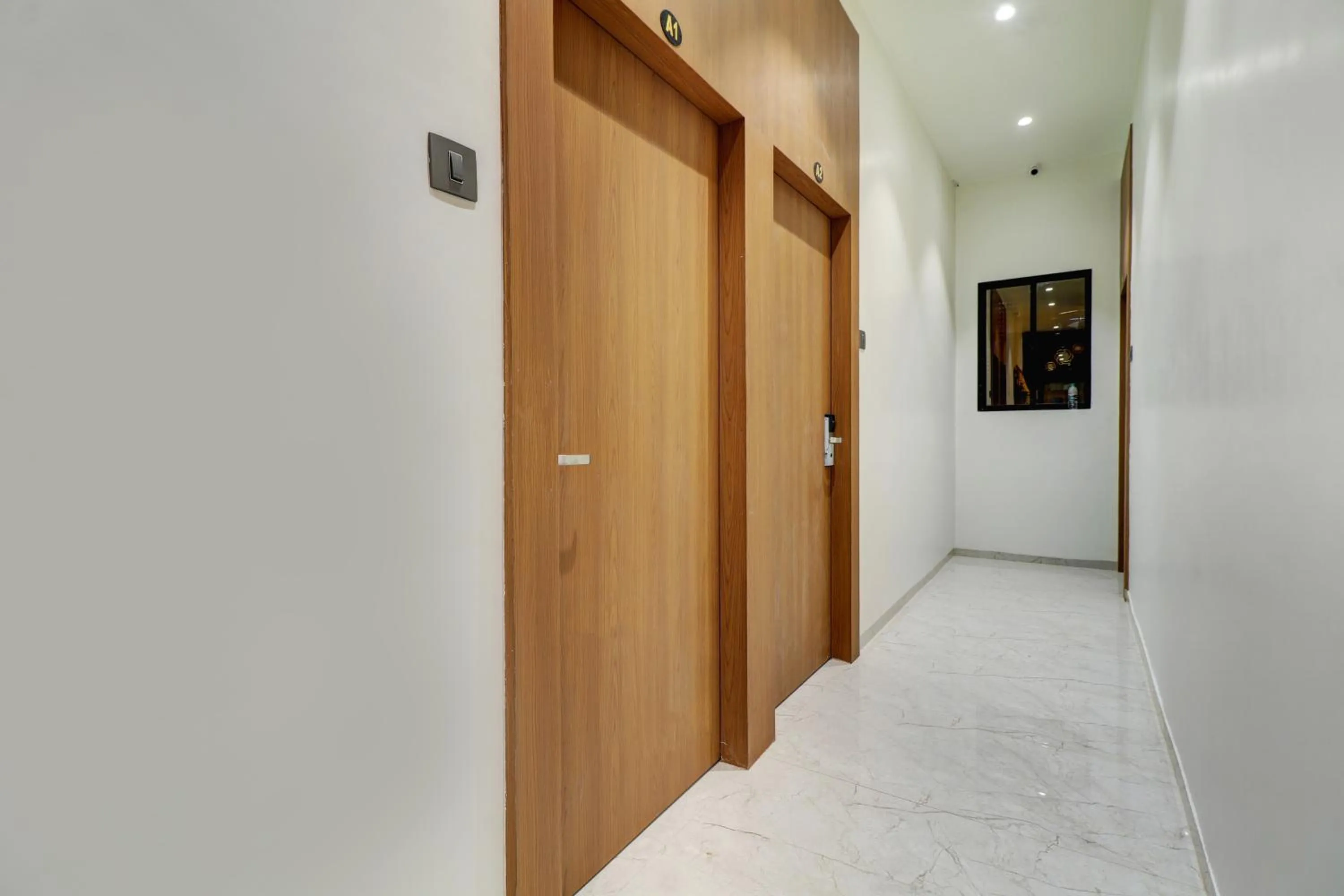 Lobby or reception in Radhe Residency
