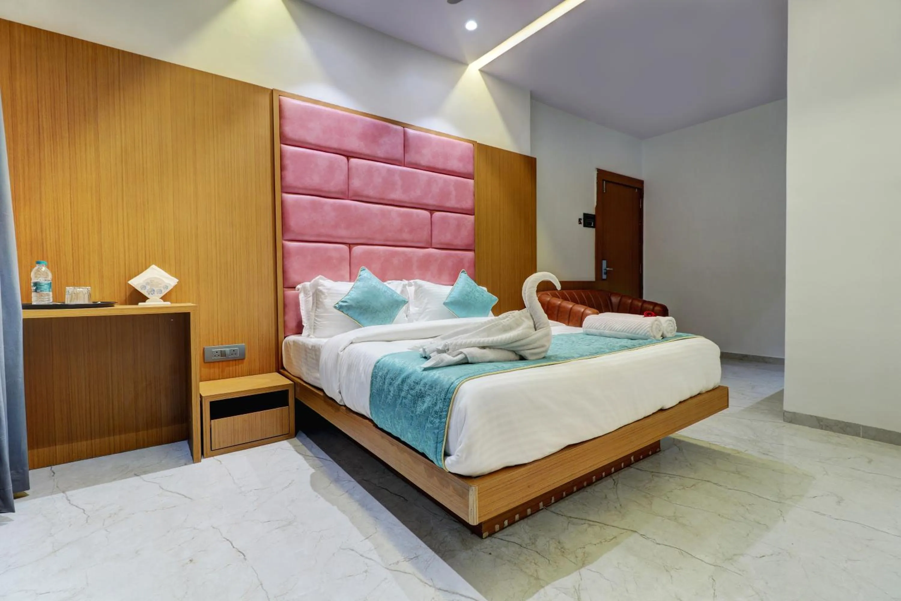 Bedroom, Bed in Radhe Residency