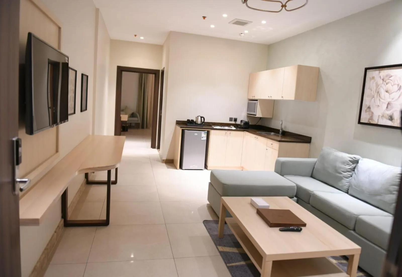 Kitchen or kitchenette in Renee Hotel