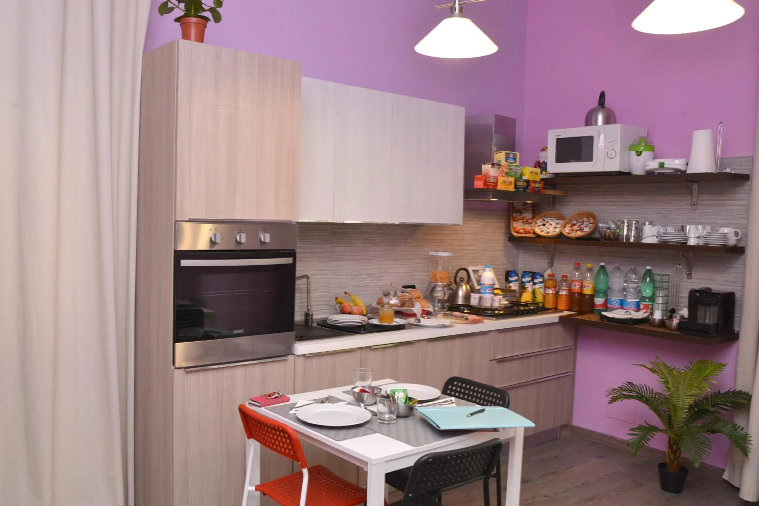 Kitchen or kitchenette in B&B Fiori di Lava