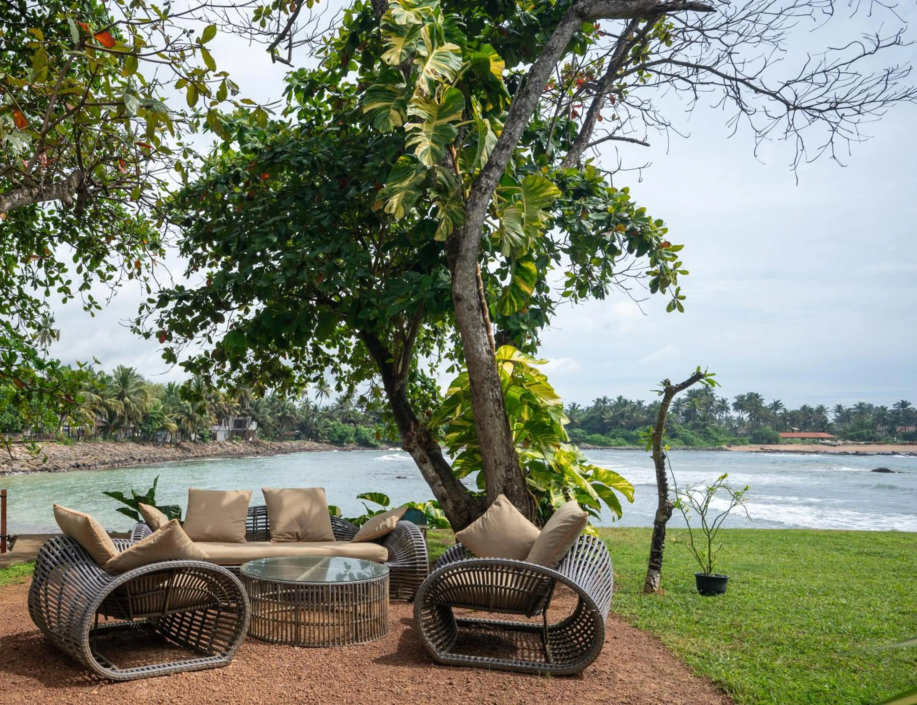 Seating area in Kottan On Sea, Hiriketiya by The Serendipity collection
