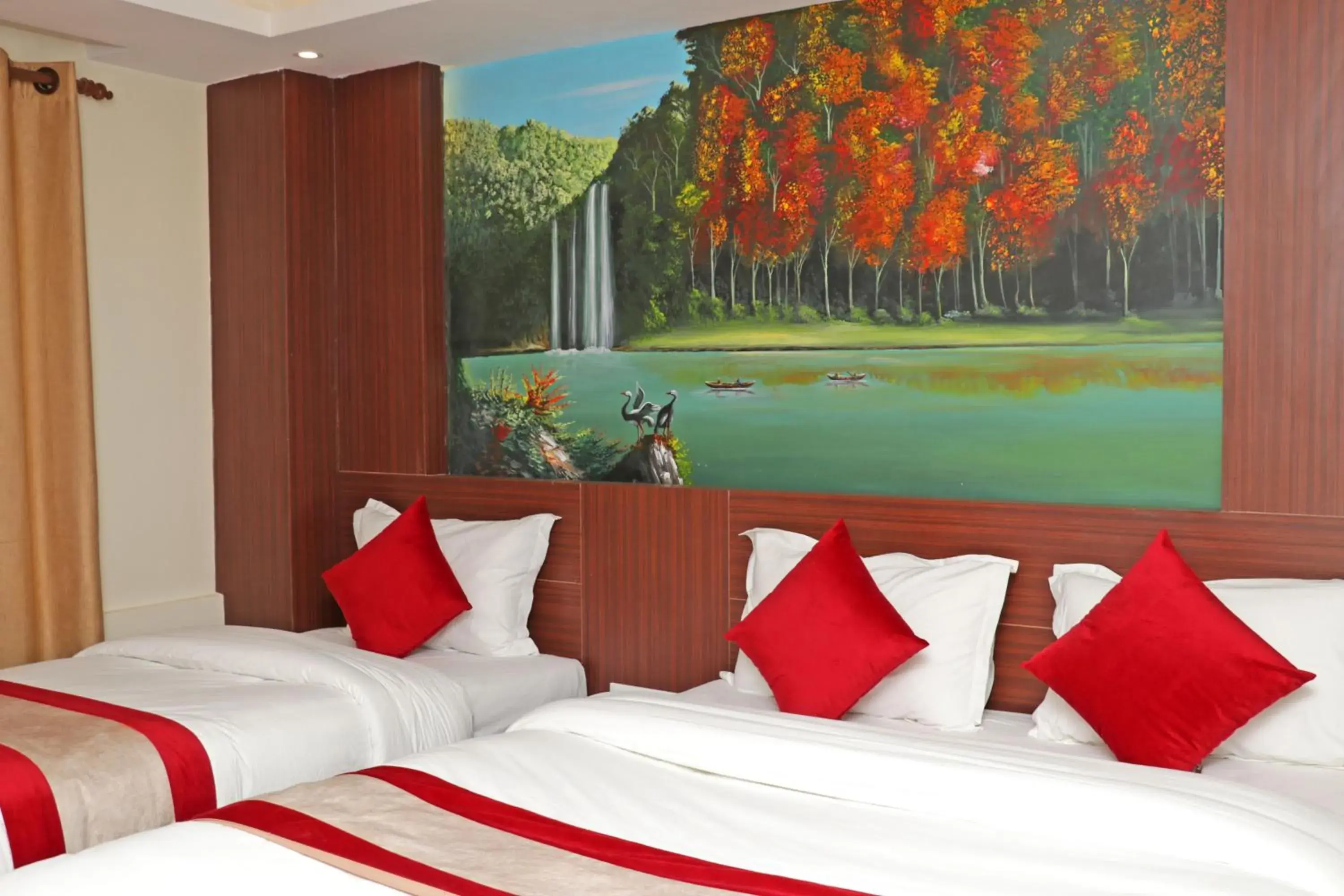 Bed in Hotel Dipjyoti Bed in Hotel Dipjyoti