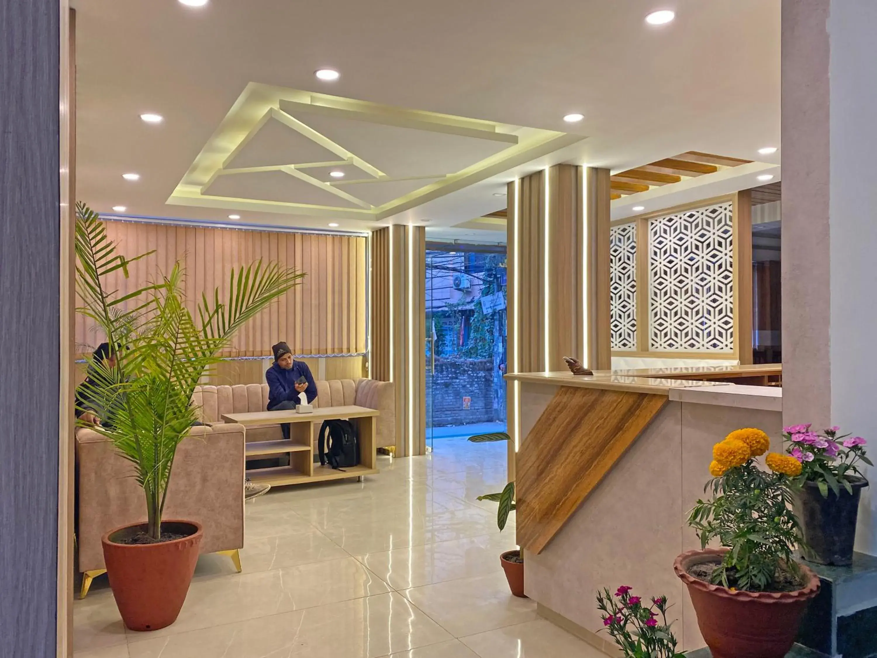 Lobby or reception in Hotel Dipjyoti Lobby or reception in Hotel Dipjyoti