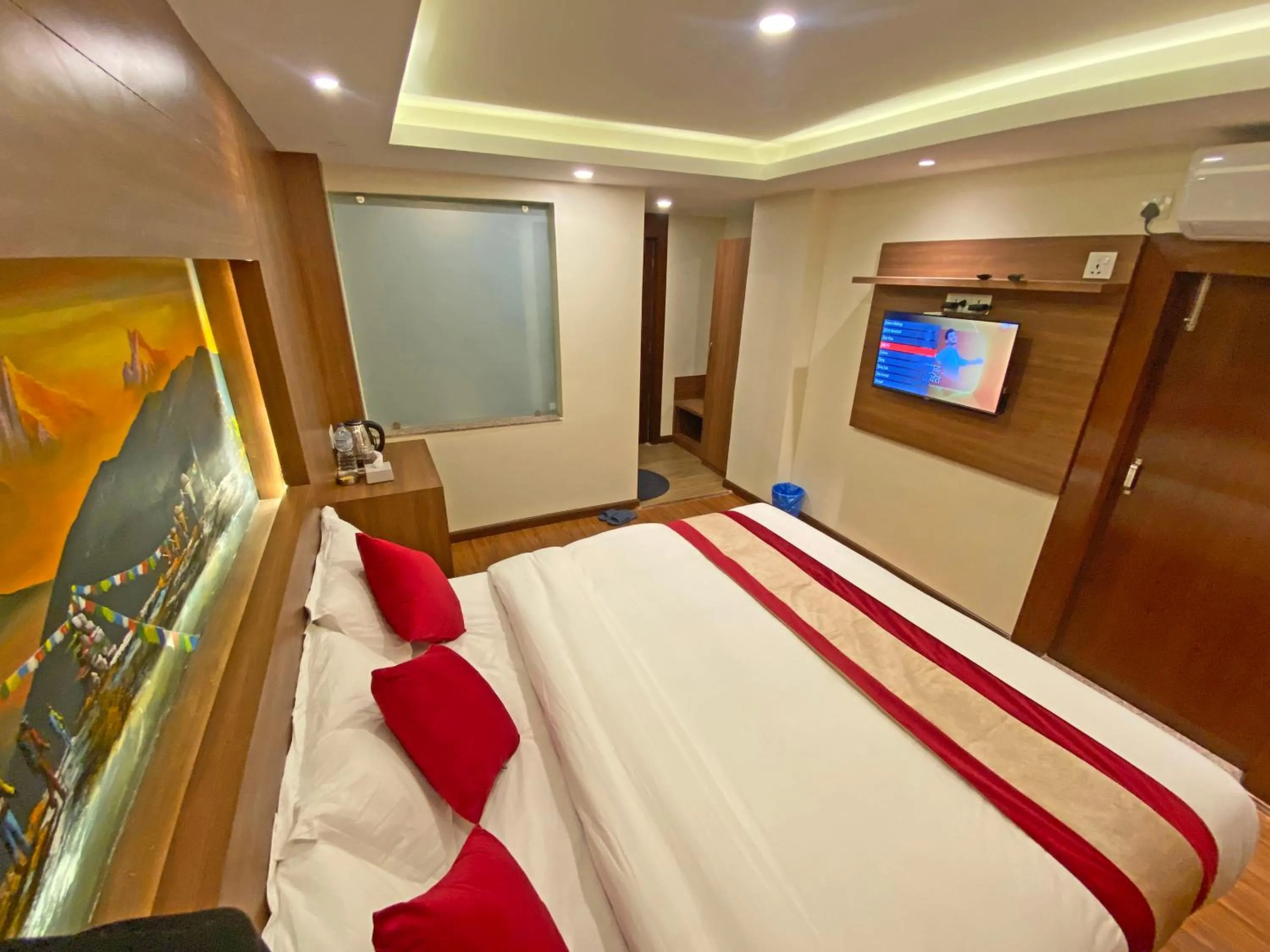 Bed in Hotel Dipjyoti