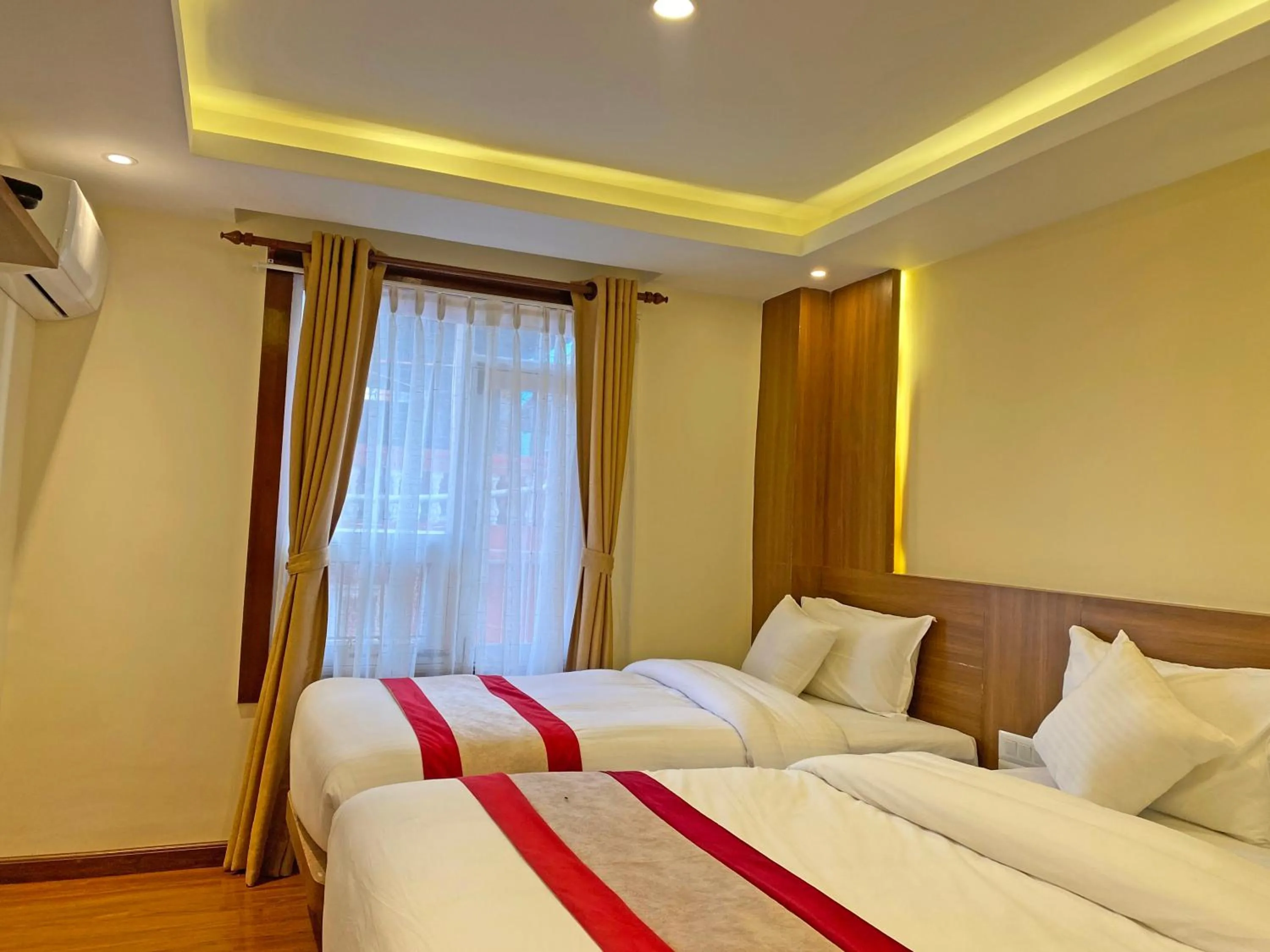 Bed in Hotel Dipjyoti