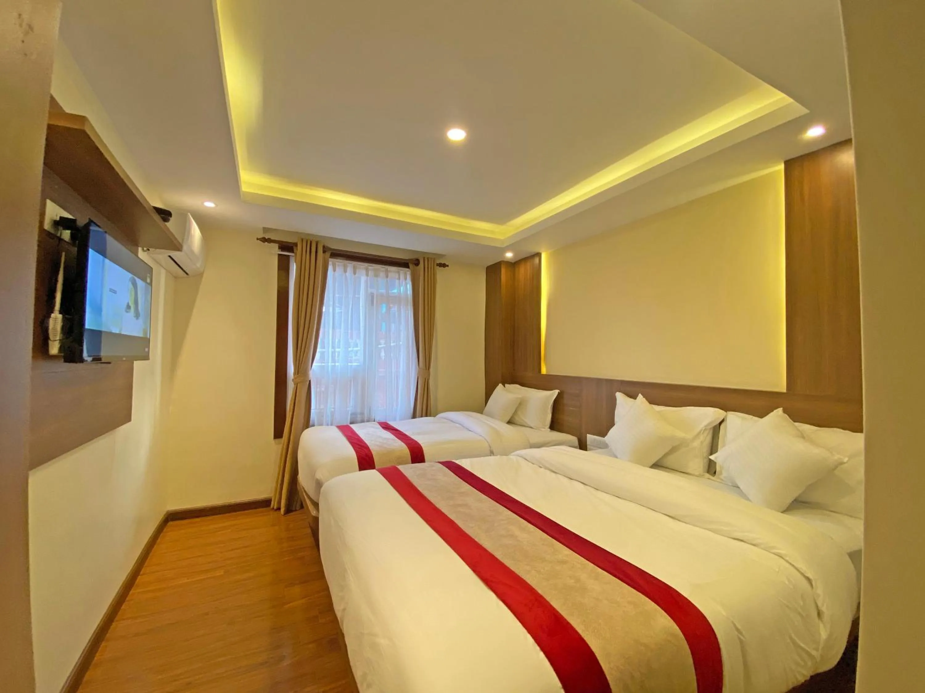 Bed in Hotel Dipjyoti