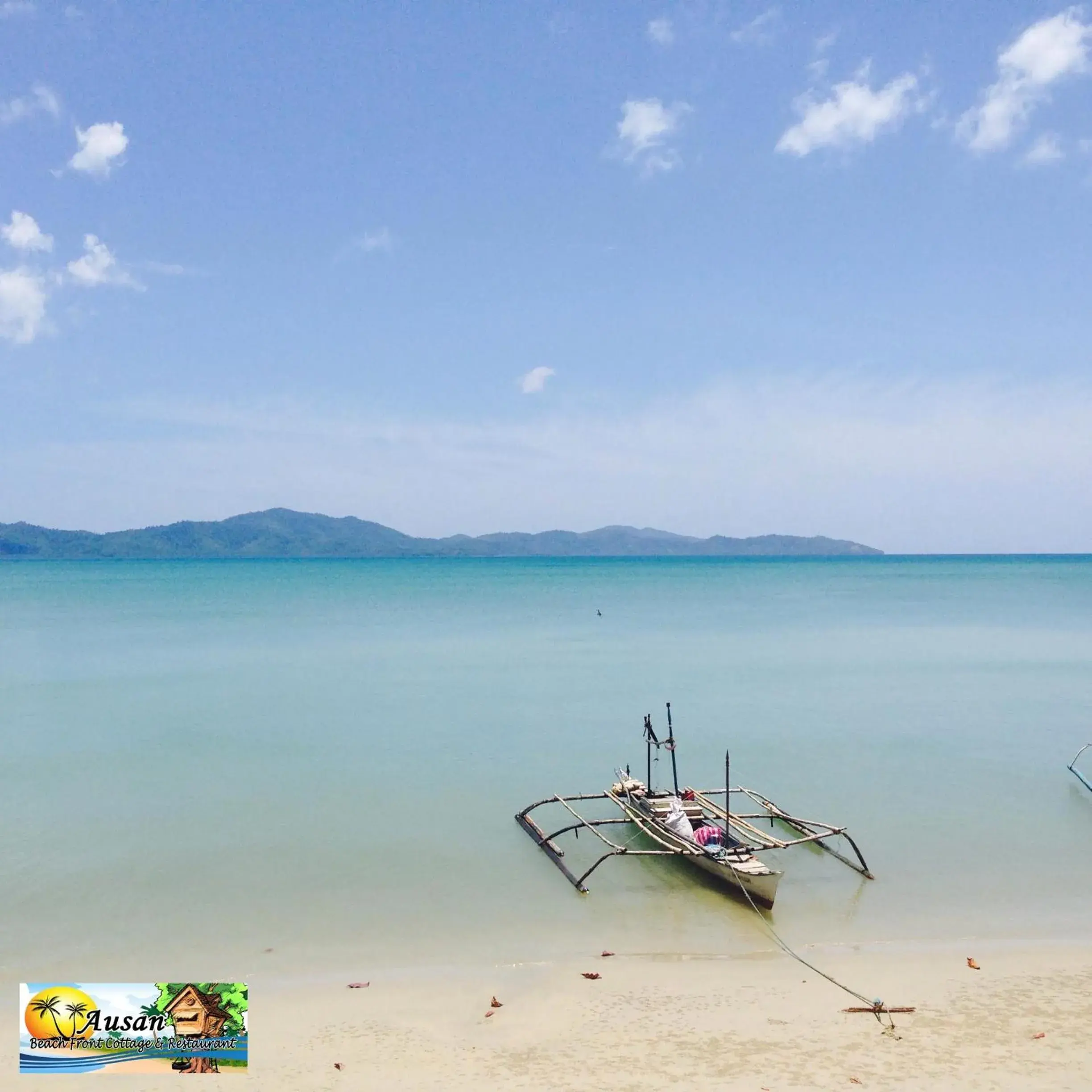 Sea view in Ausan Beach Front Cottages Sea view in Ausan Beach Front Cottages