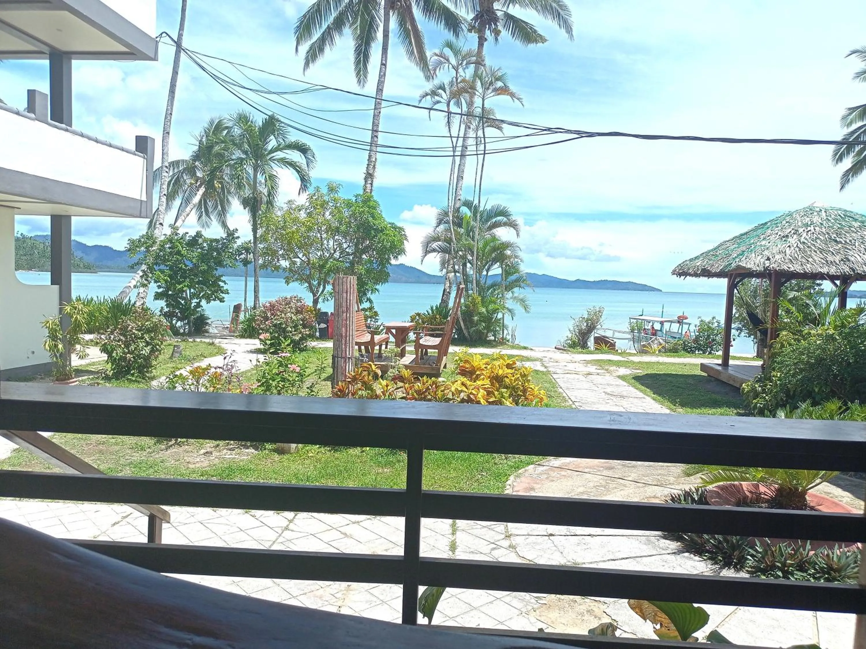 Balcony/Terrace in Ausan Beach Front Cottages