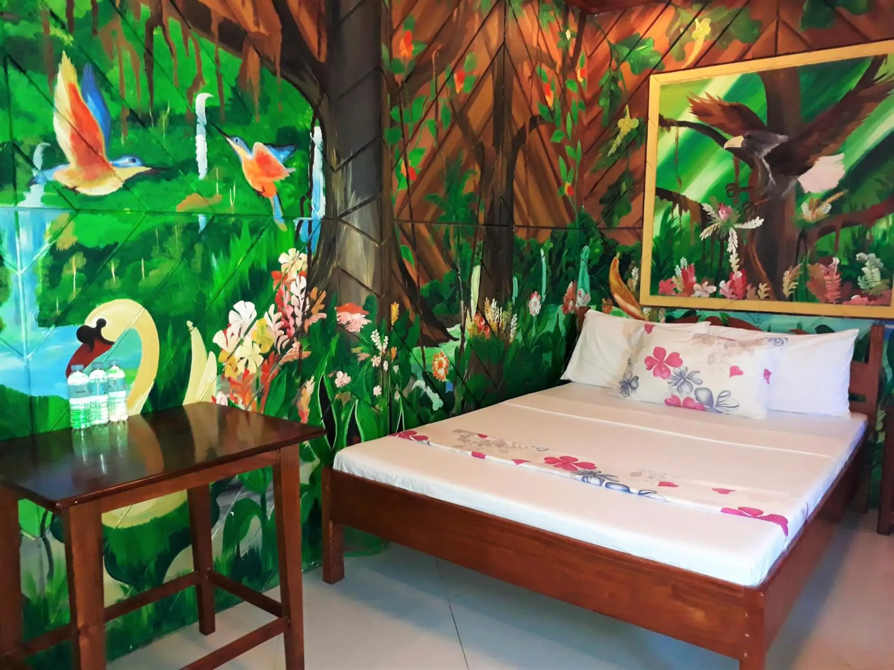 Bedroom, Bed in Ausan Beach Front Cottages Bedroom, Bed in Ausan Beach Front Cottages