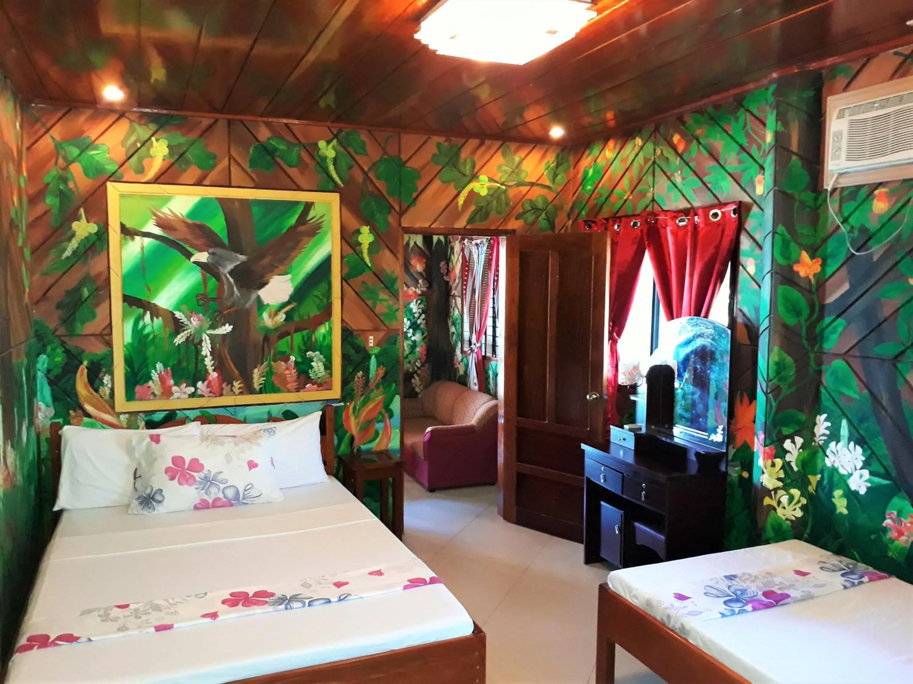Bedroom, Bed in Ausan Beach Front Cottages