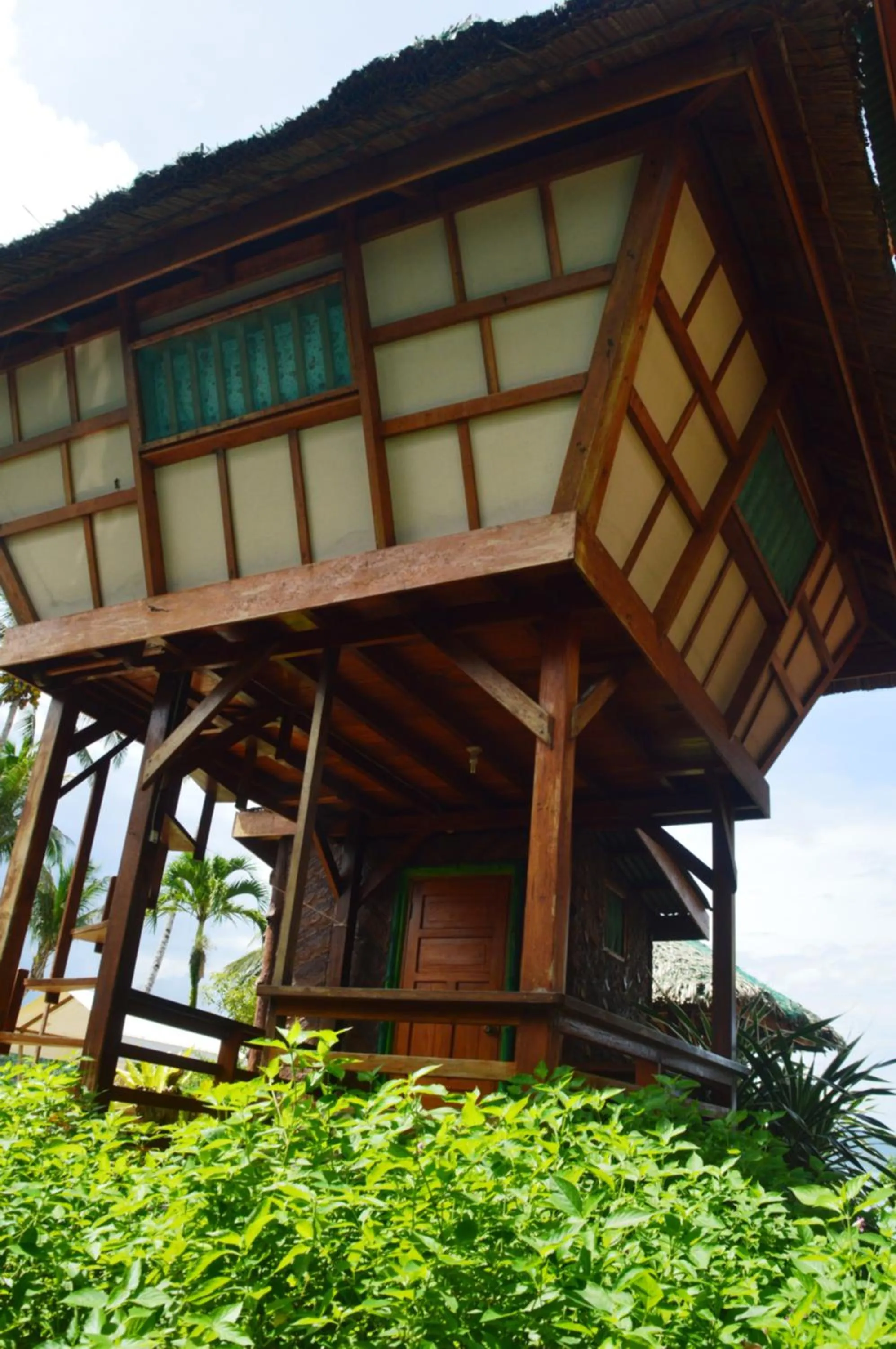 Garden in Ausan Beach Front Cottages
