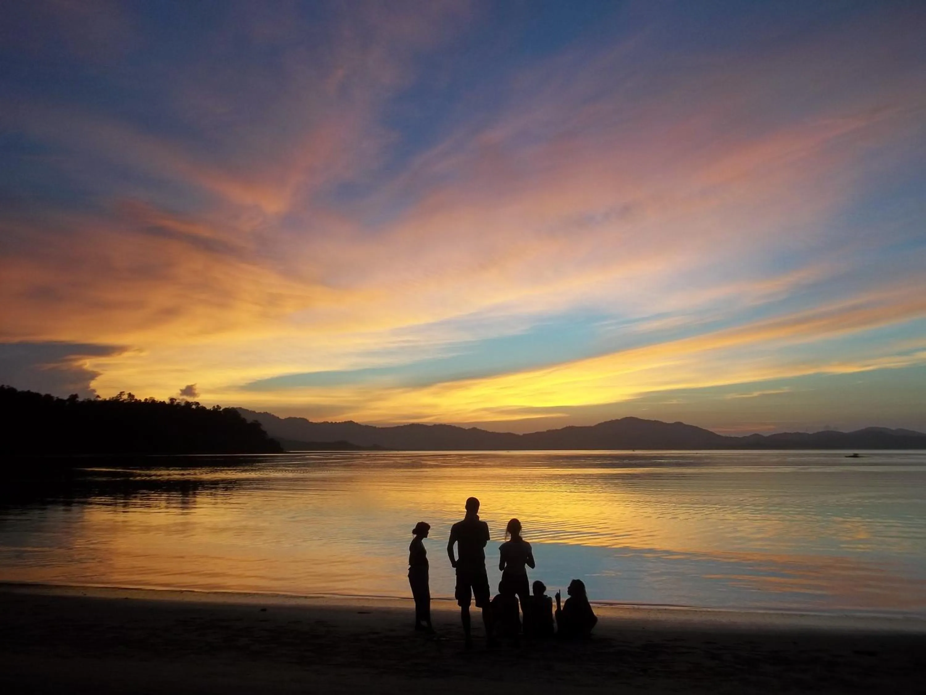 People in Ausan Beach Front Cottages