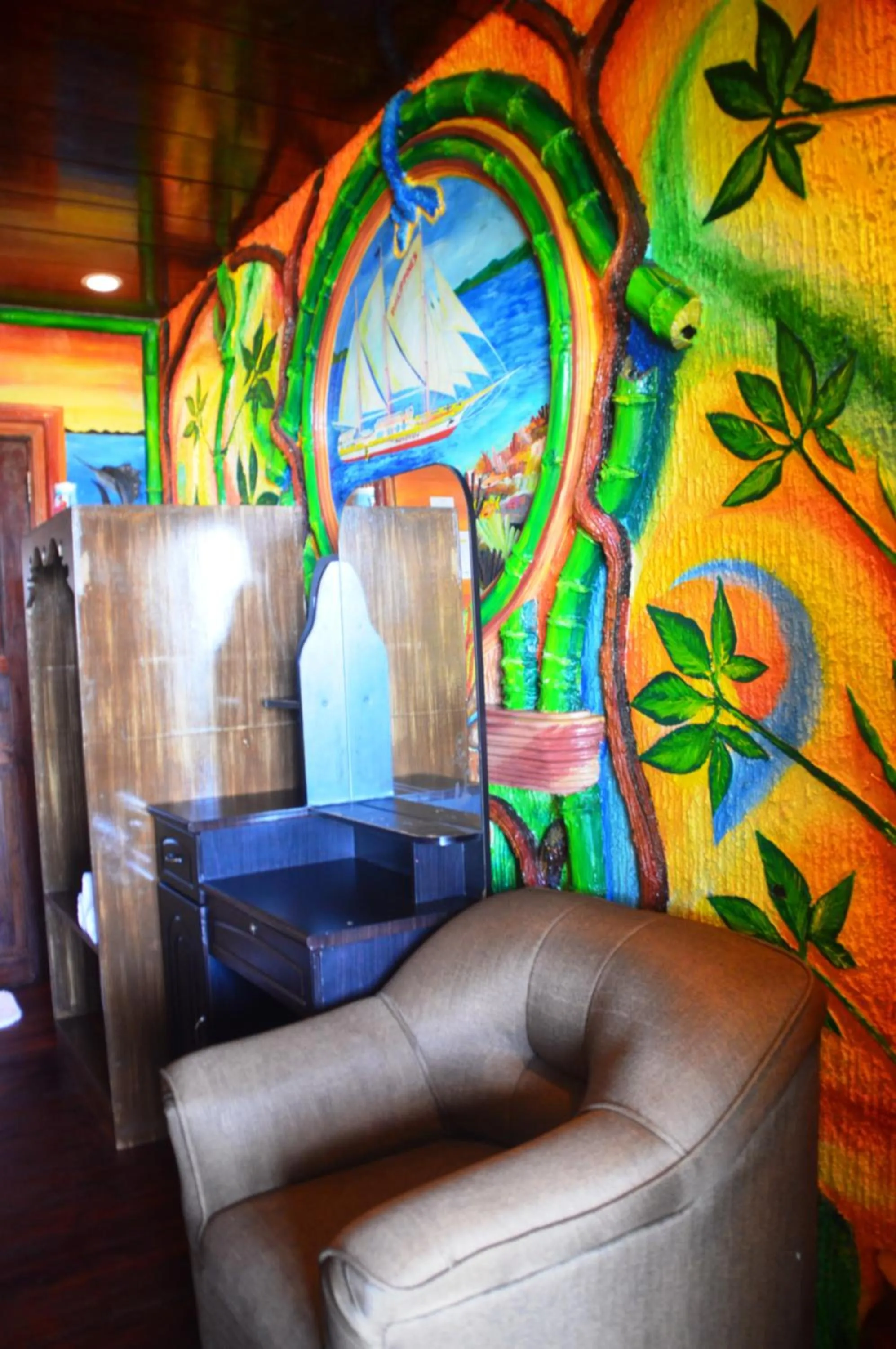 Seating area in Ausan Beach Front Cottages