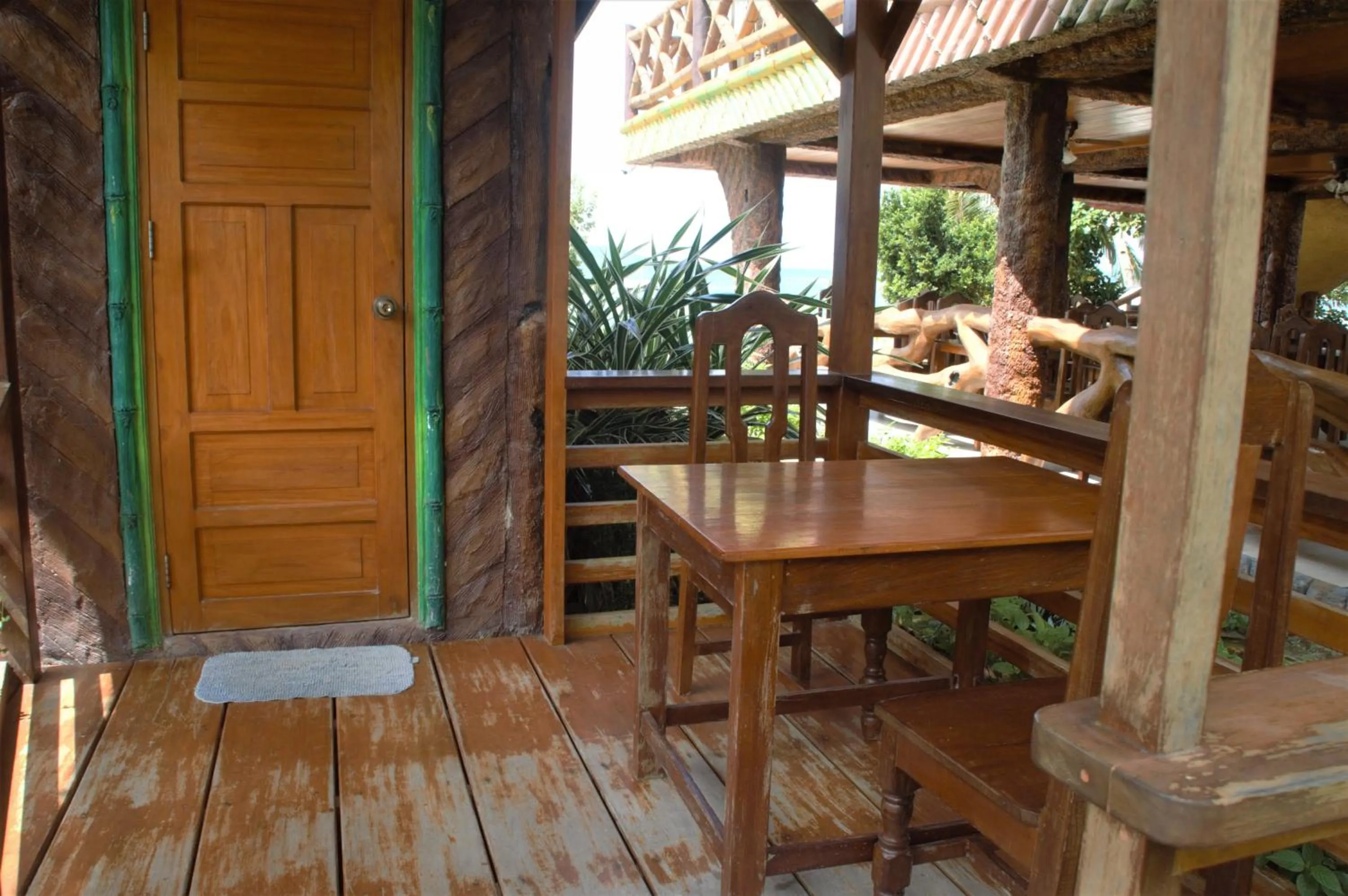 Balcony/Terrace in Ausan Beach Front Cottages