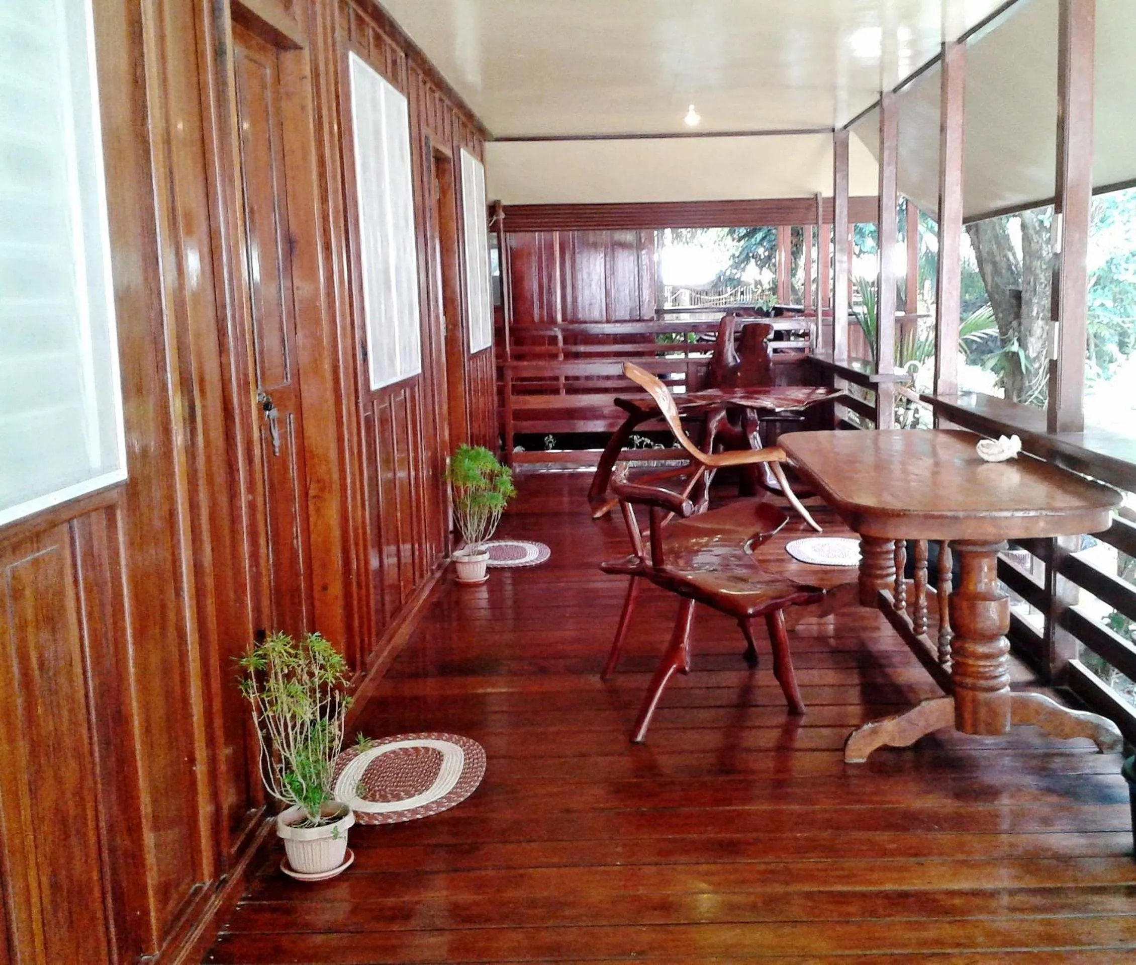 Balcony/Terrace in Ausan Beach Front Cottages