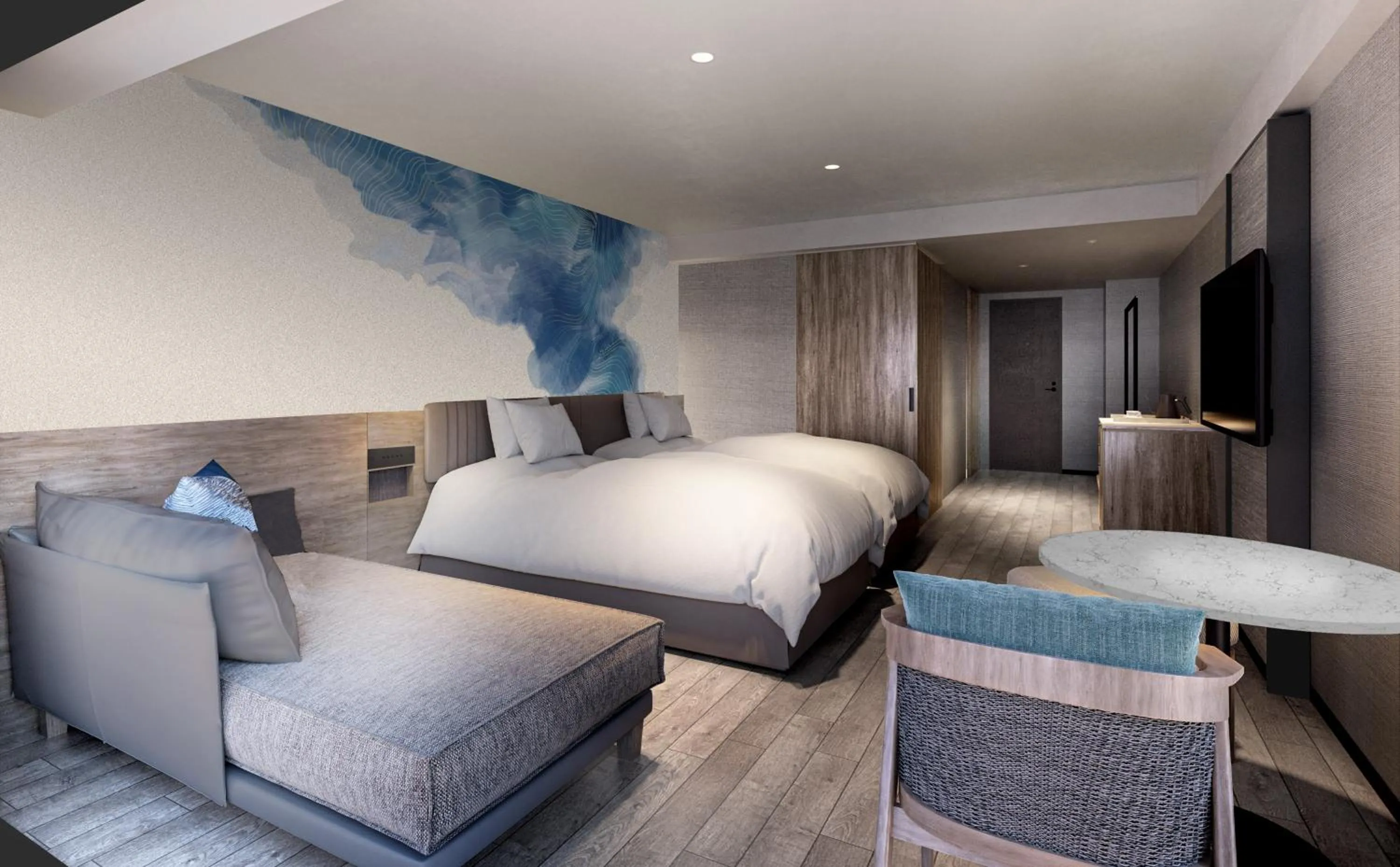 Bedroom, Seating Area in Okinawa Zanpamisaki Royal Hotel