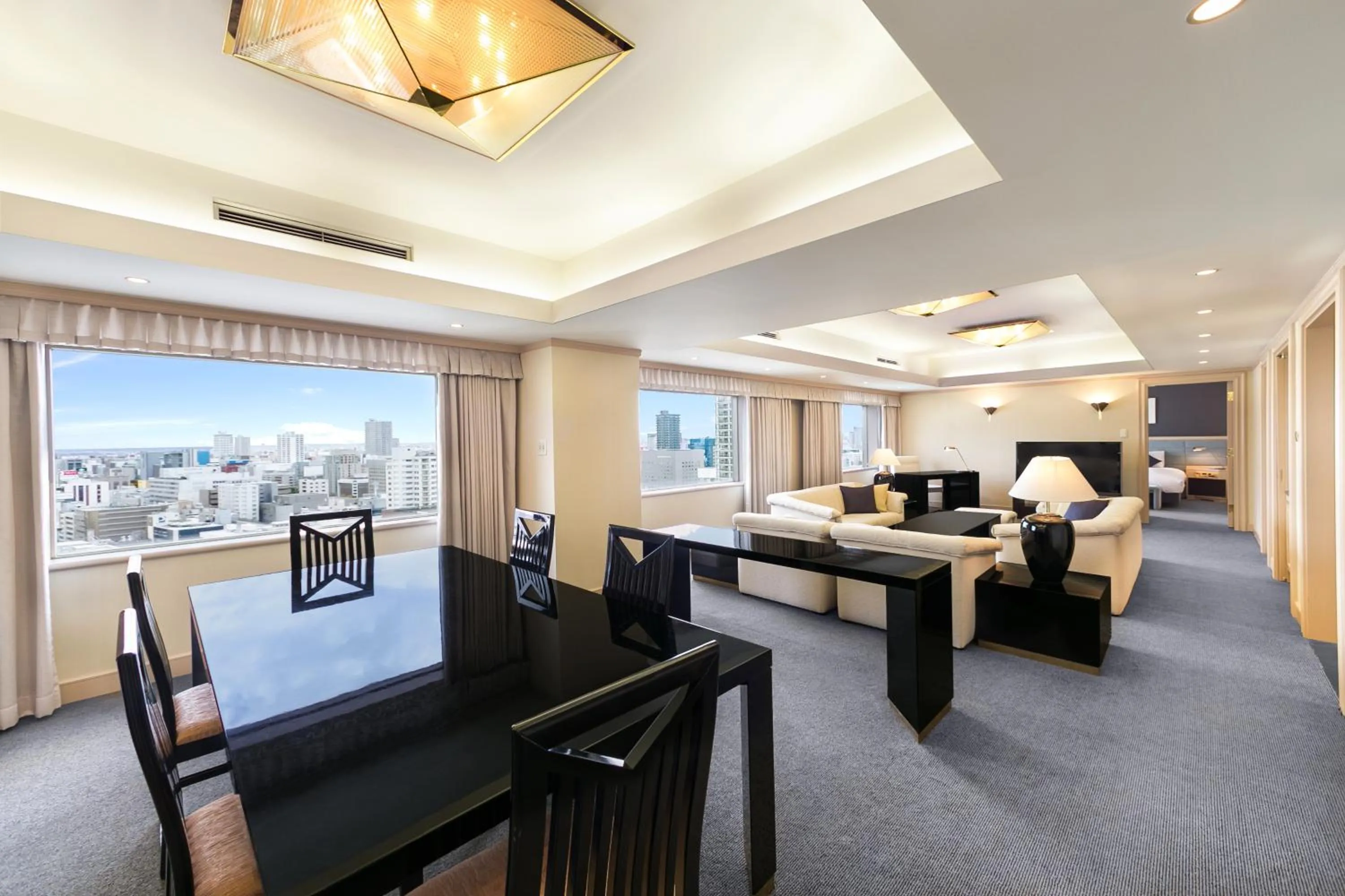 Living room in Grand Mercure Sapporo Odori Park