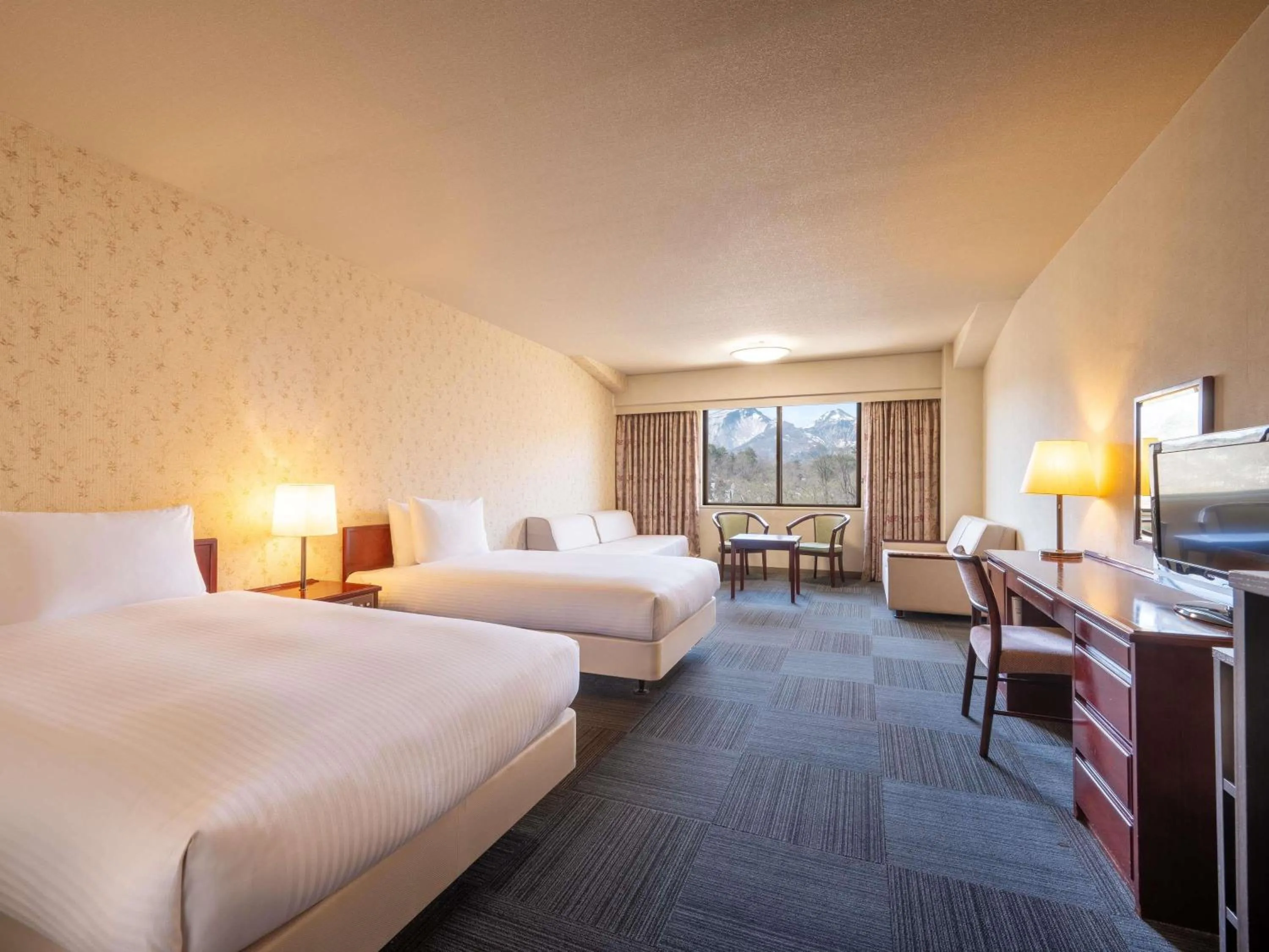 Bedroom, Bed in Mercure Urabandai Resort & Spa