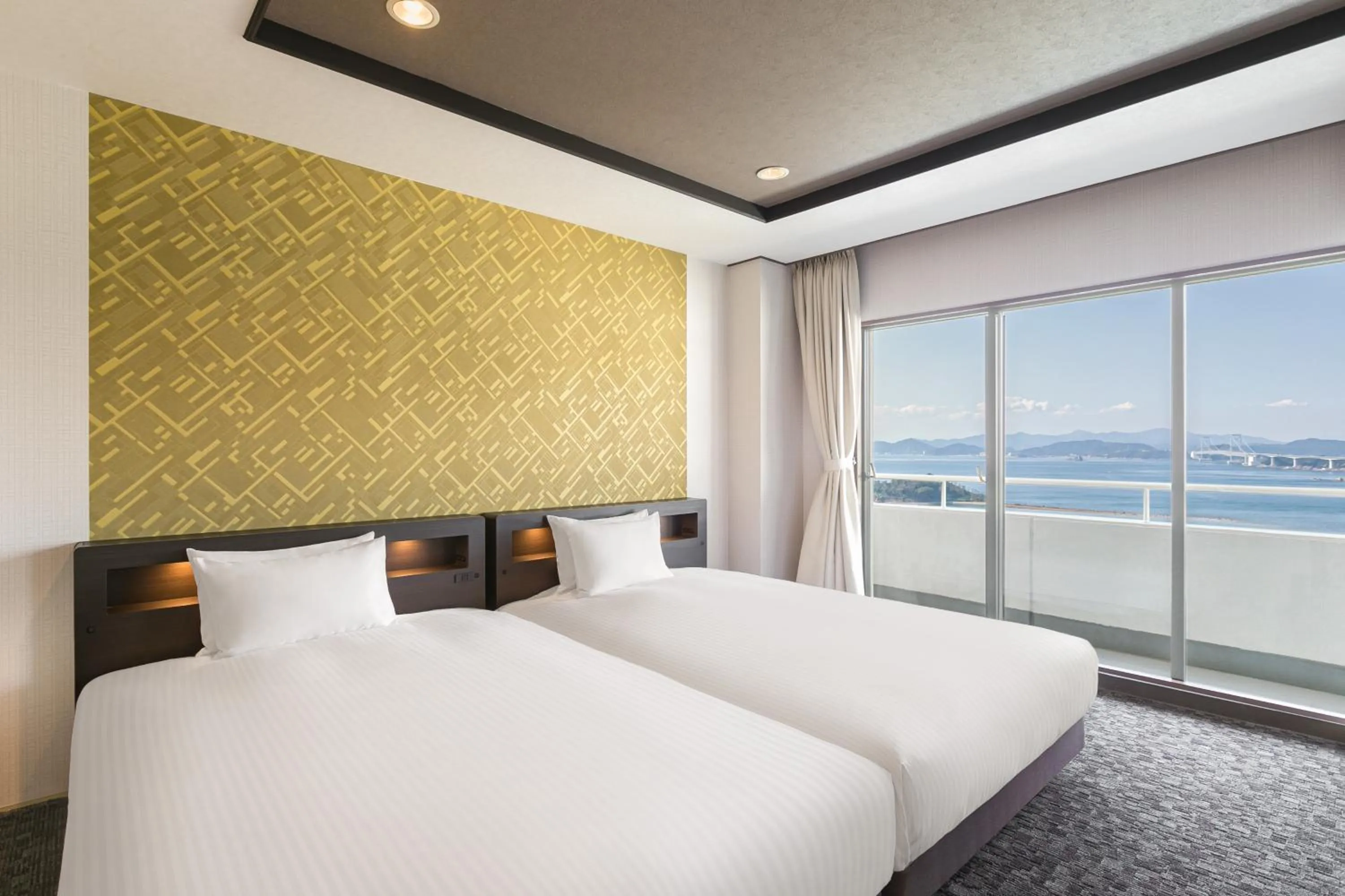 Bed in Grand Mercure Awaji Island Resort & Spa