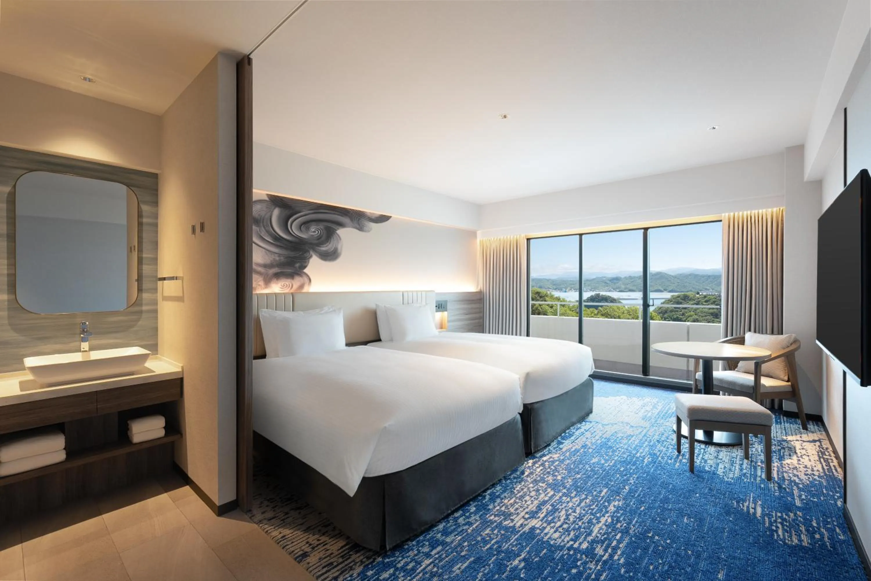 Bed in Grand Mercure Awaji Island Resort & Spa