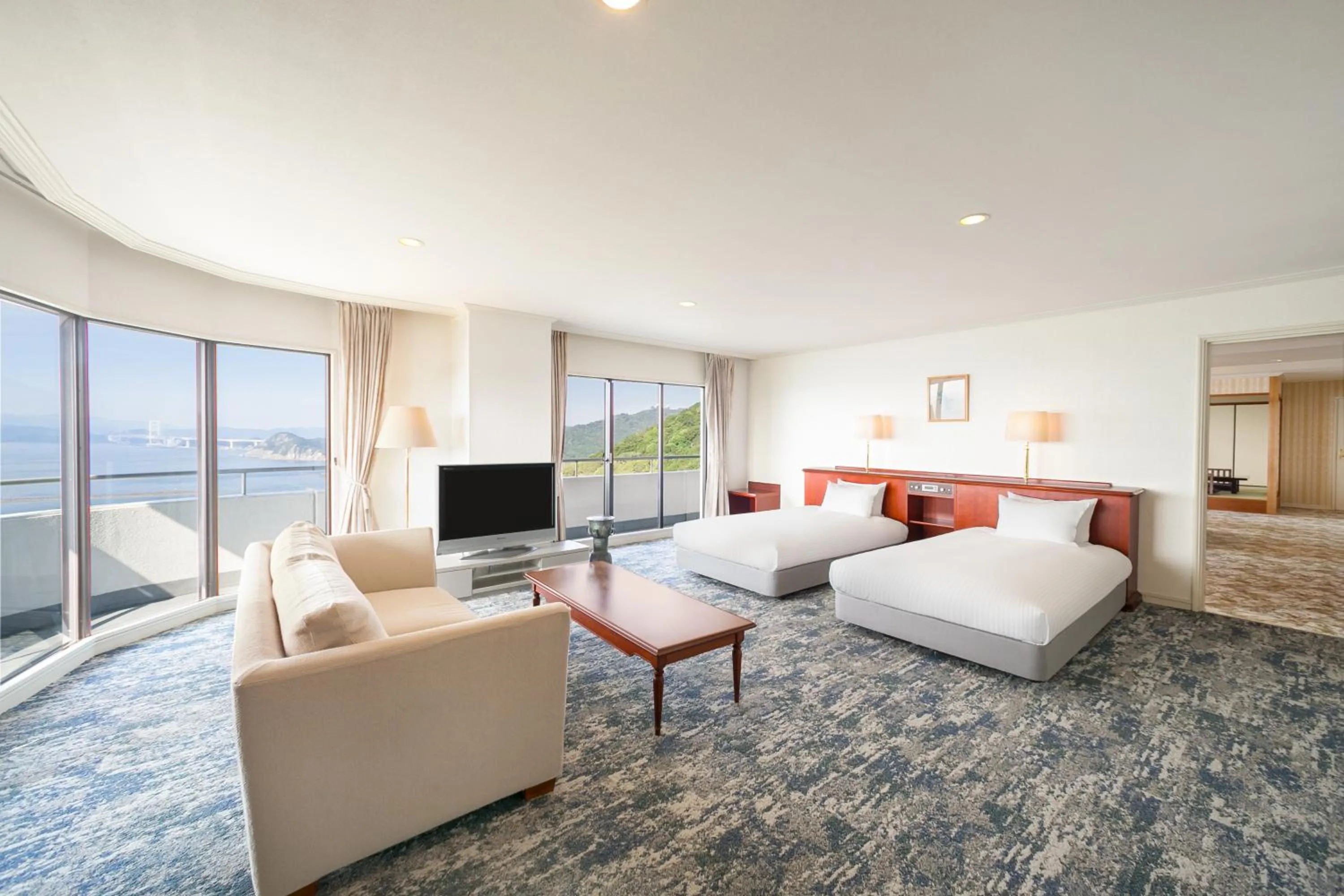 Bed in Grand Mercure Awaji Island Resort & Spa