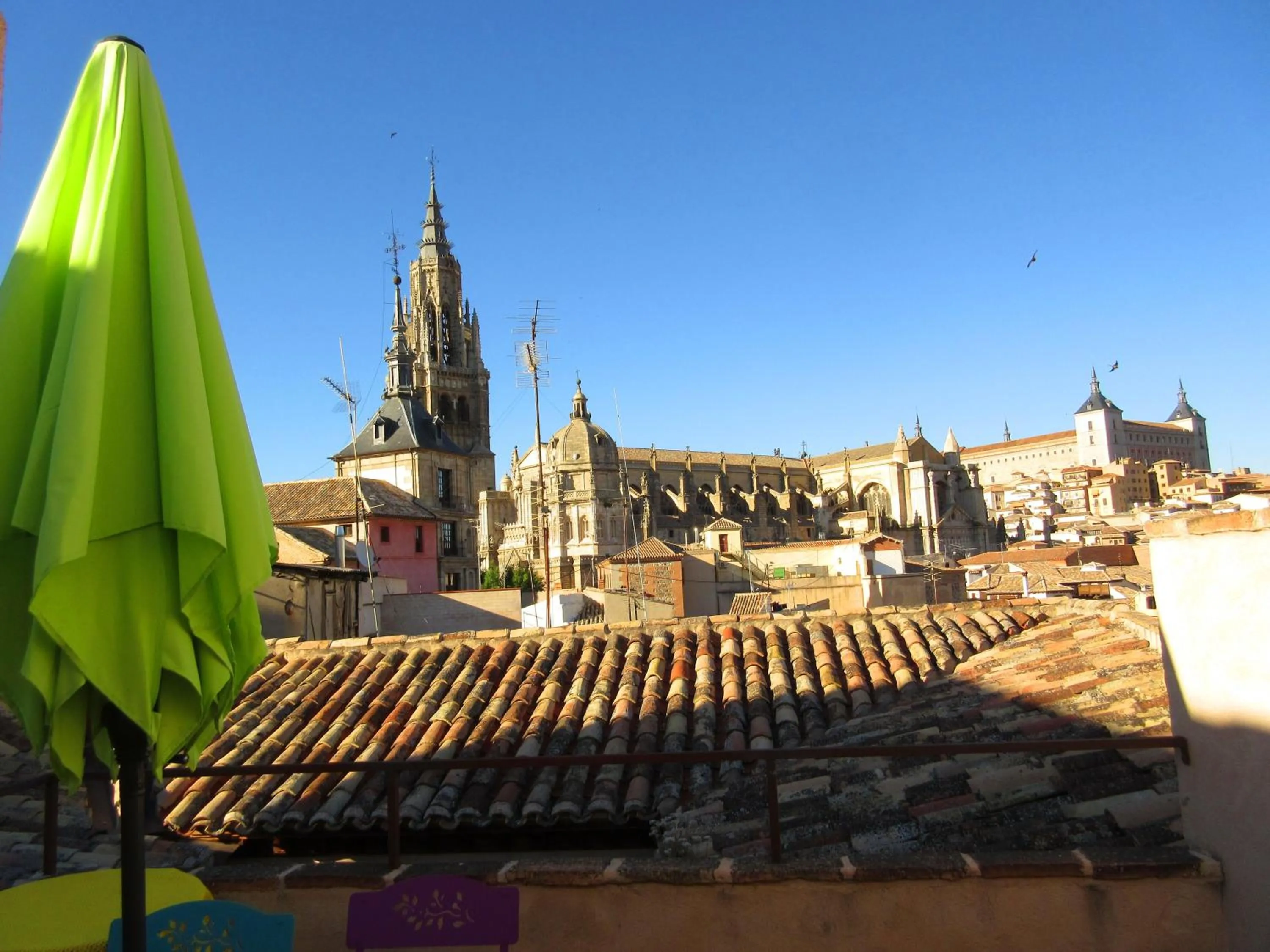 Balcony/Terrace in Casa Catedral - terraza privada con vistas en el corazón de Toledo