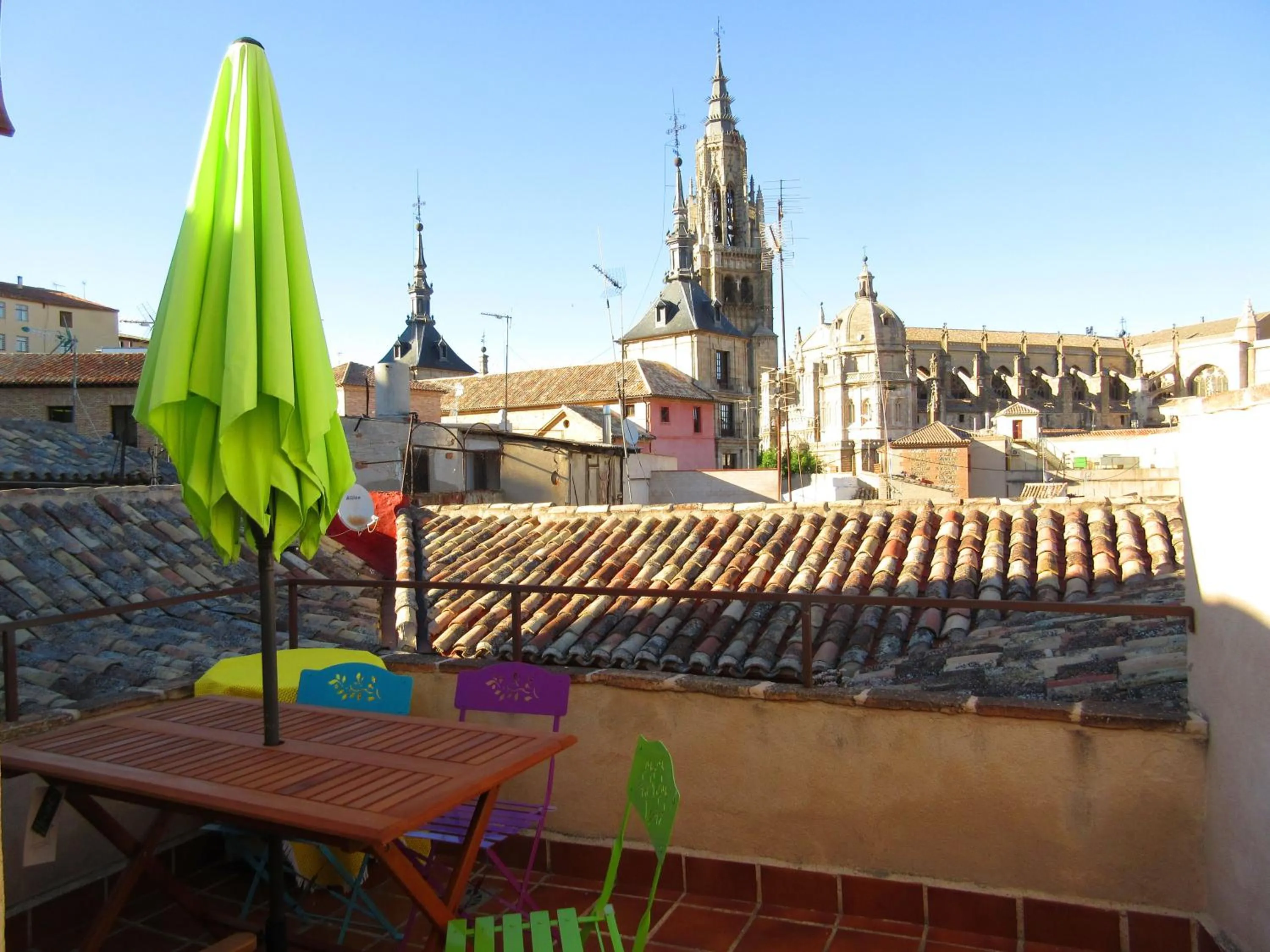 Balcony/Terrace in Casa Catedral - terraza privada con vistas en el corazón de Toledo