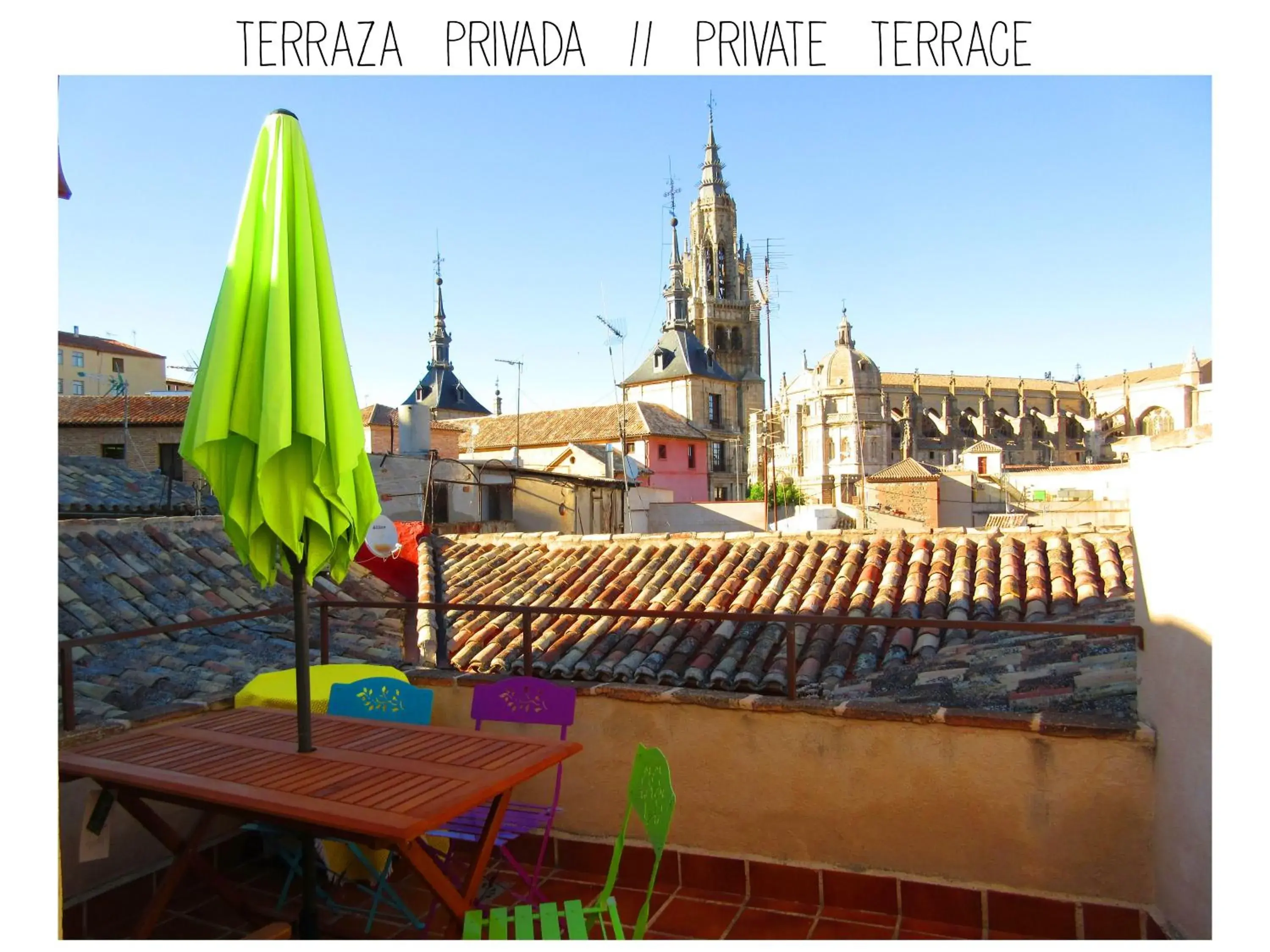 Casa Catedral - terraza privada con vistas en el corazón de Toledo Casa Catedral - terraza privada con vistas en el corazón de Toledo