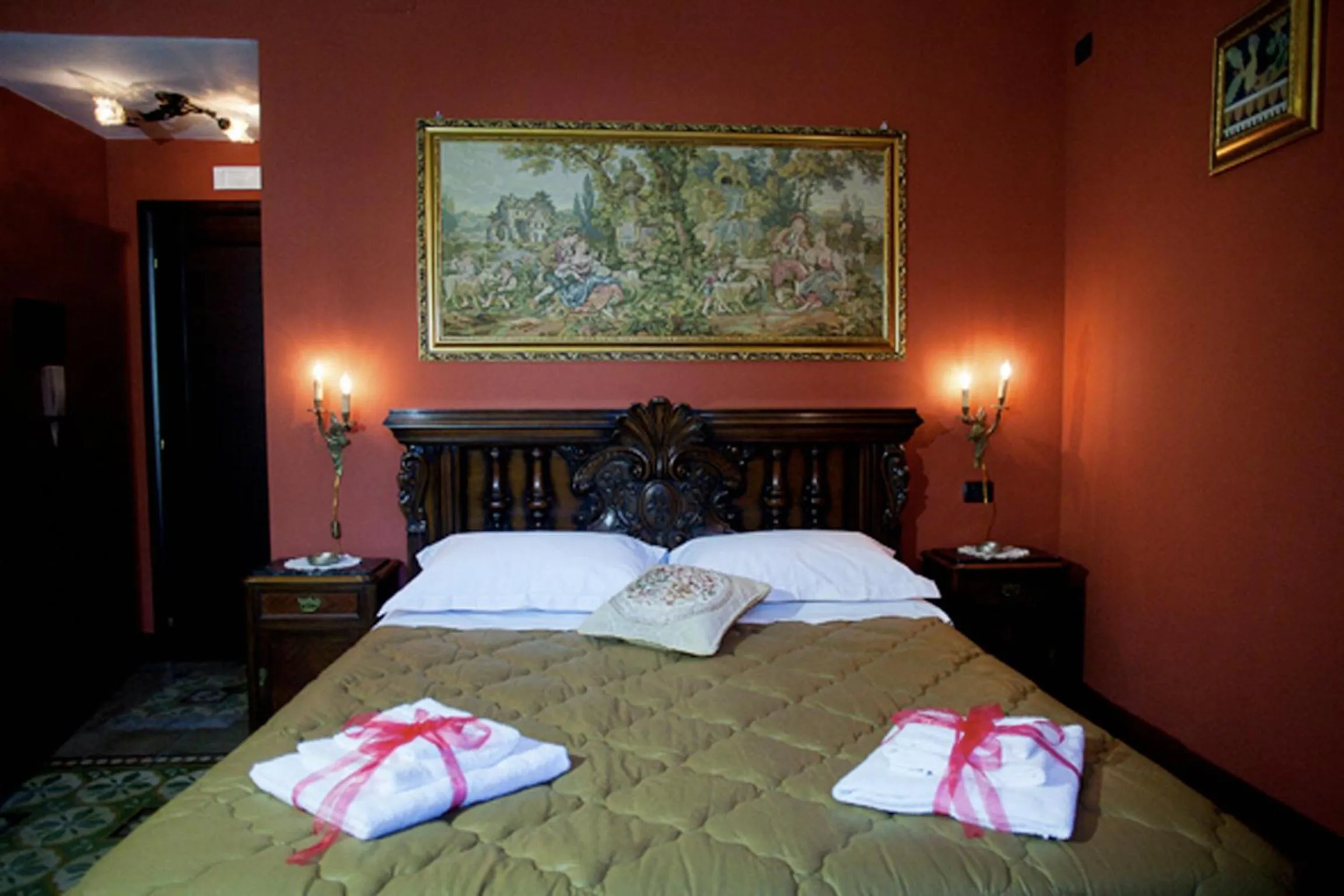 Shower, Bed in Affittacamere b&b meapvlia