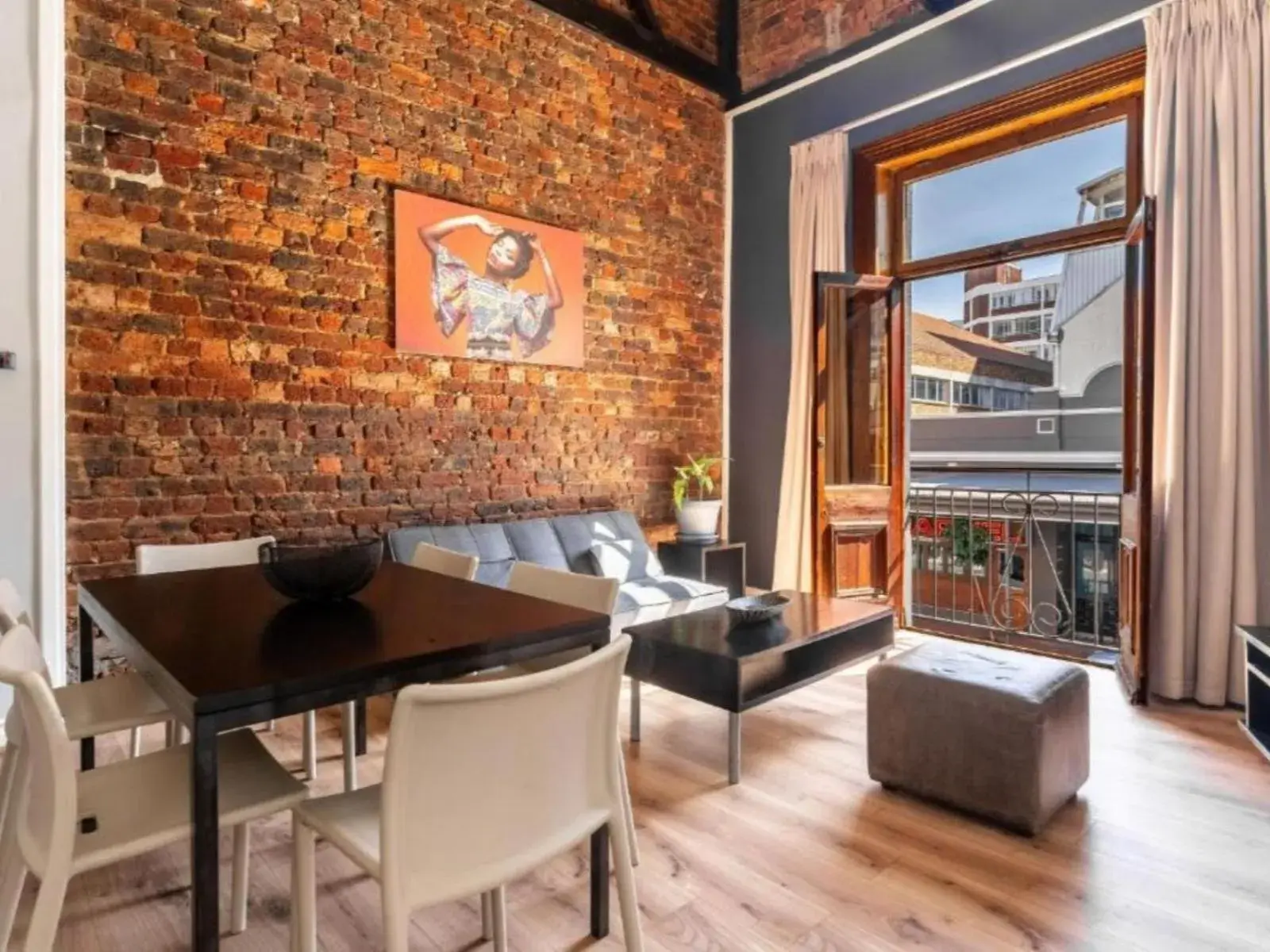 Living room in Long Street Self Catering Apartments Living room in Long Street Self Catering Apartments