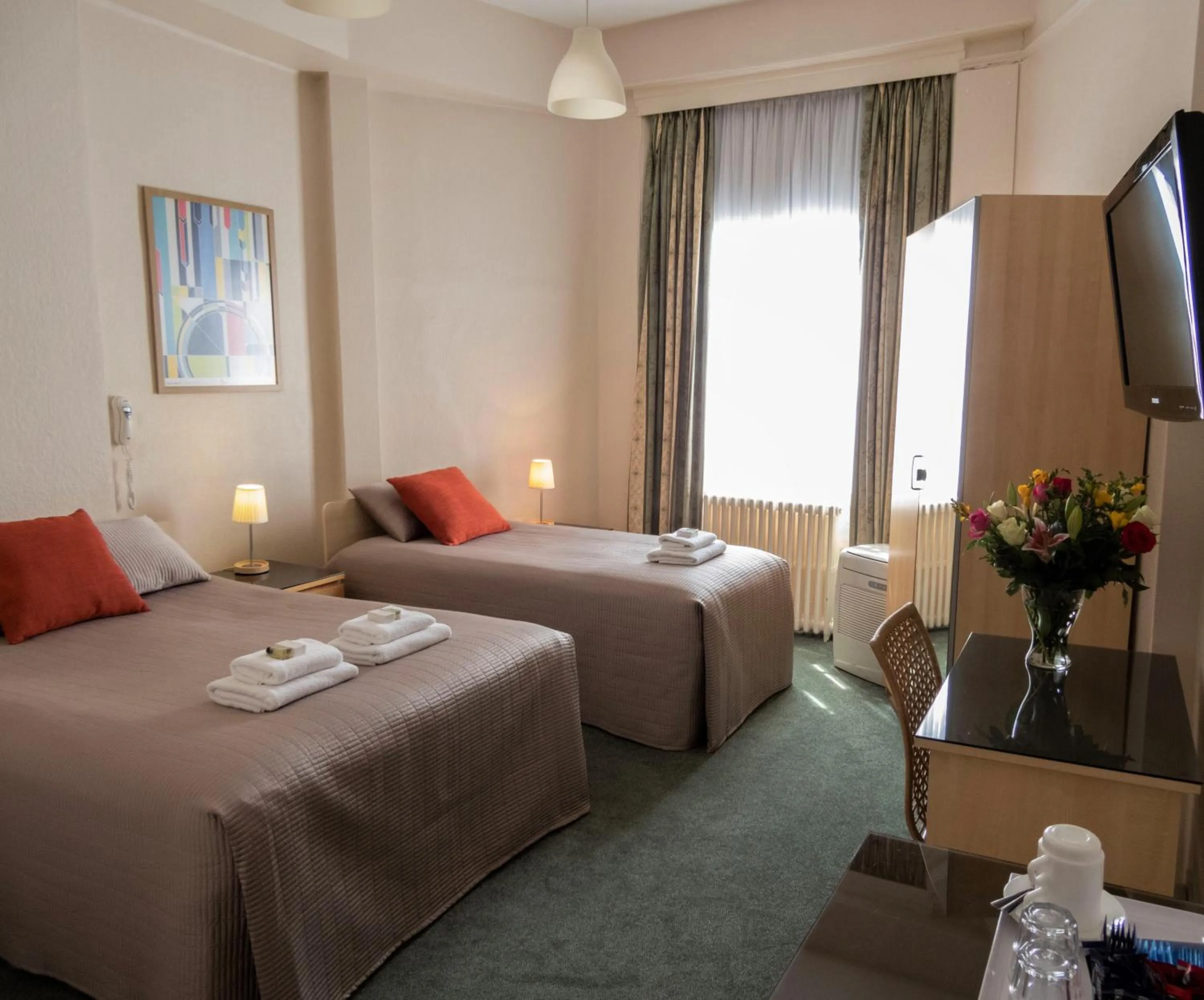 Bedroom, Bed in Euro Hotel