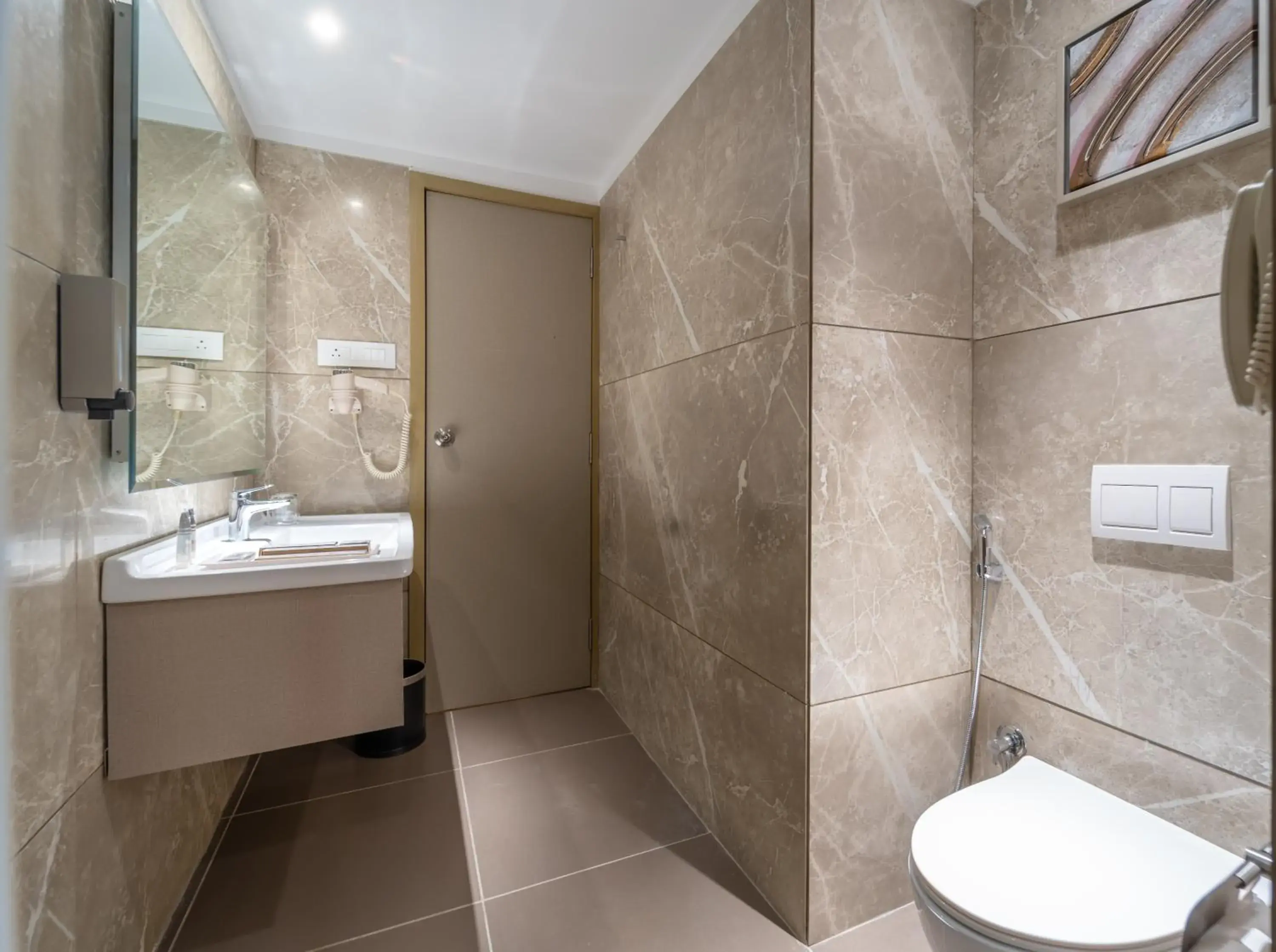 Bathroom in Effotel By Sayaji Indore Bathroom in Effotel By Sayaji Indore