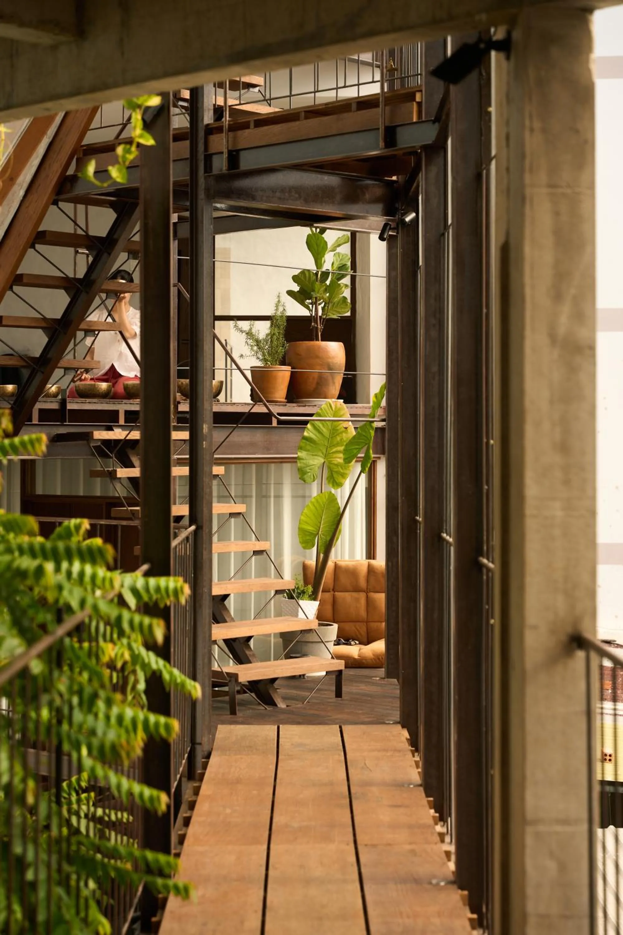 Patio in Sep'on Heartfulness Centre