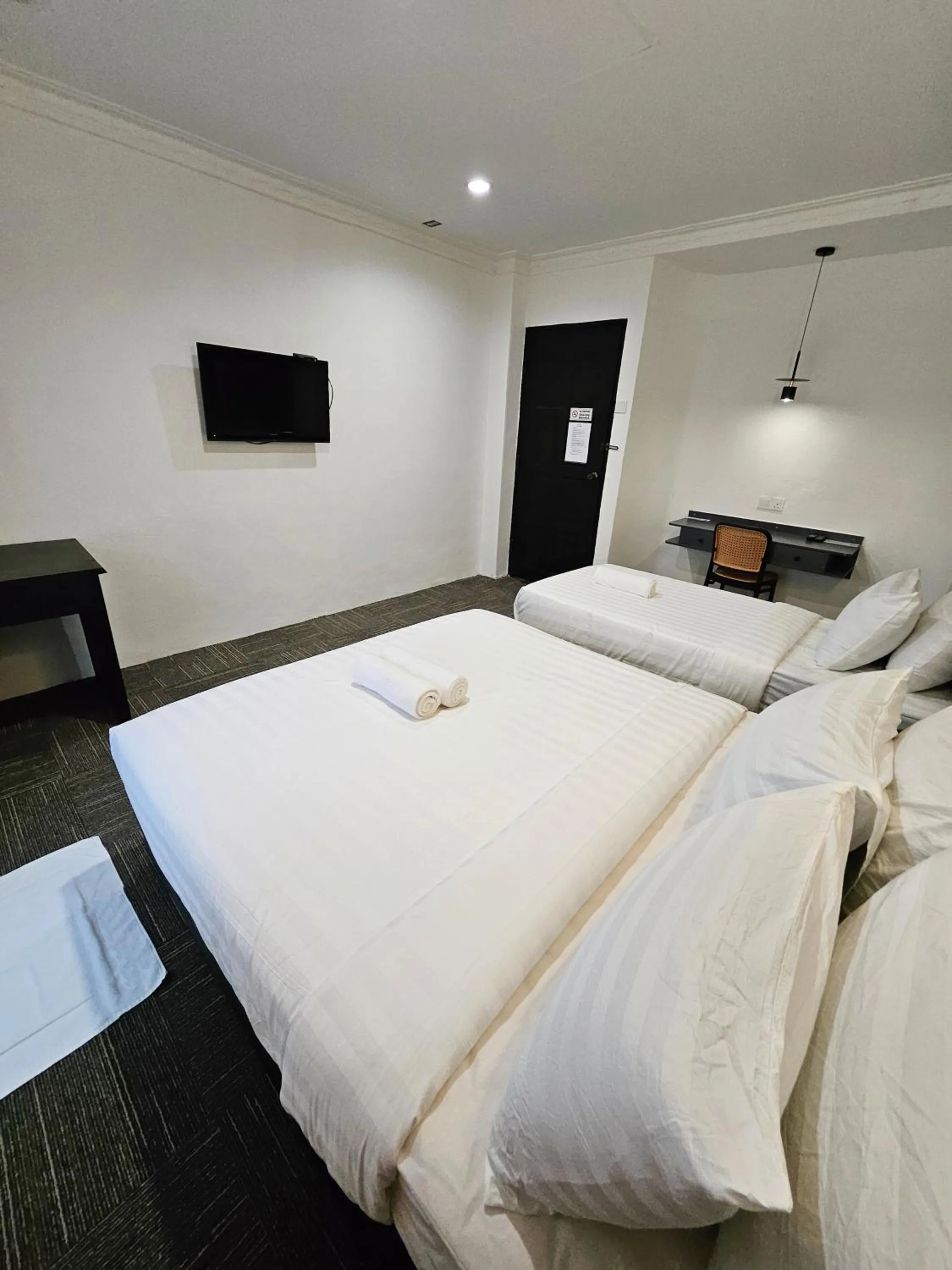 Bedroom, Bed in Luna Hotel by Moonknight