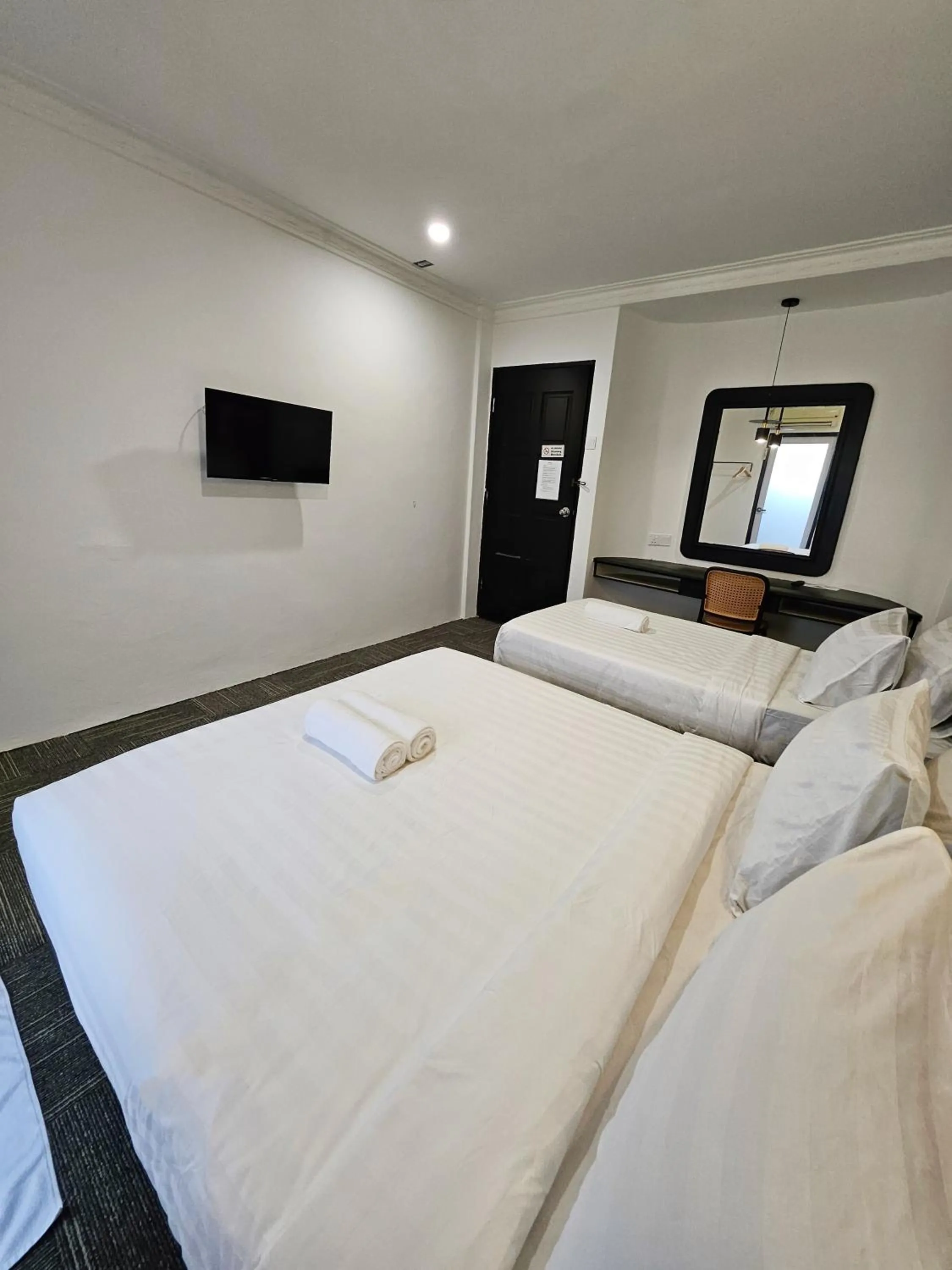 Bedroom, Bed in Luna Hotel by Moonknight