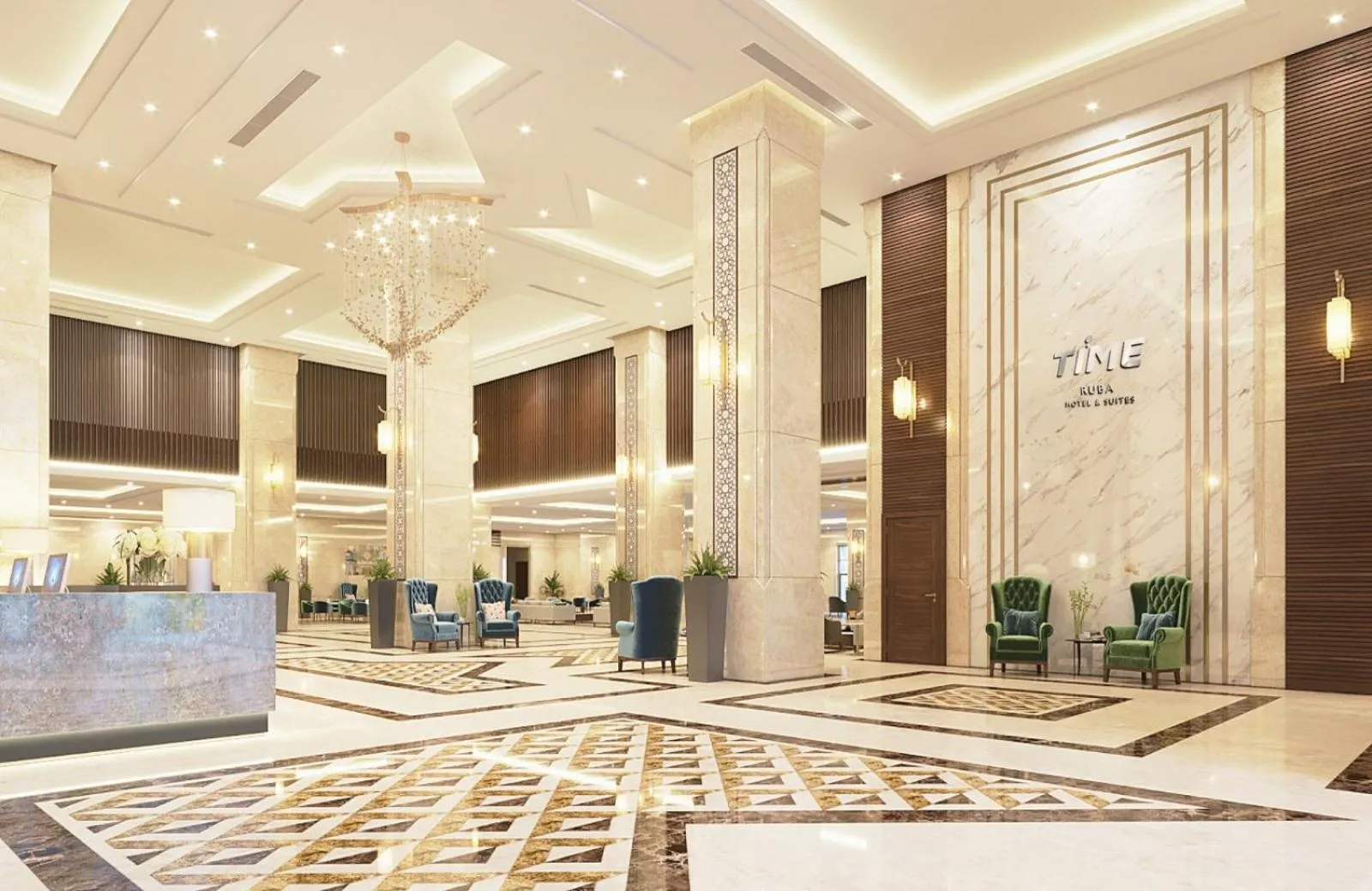Lobby or reception in TIME Ruba Hotel & Suites