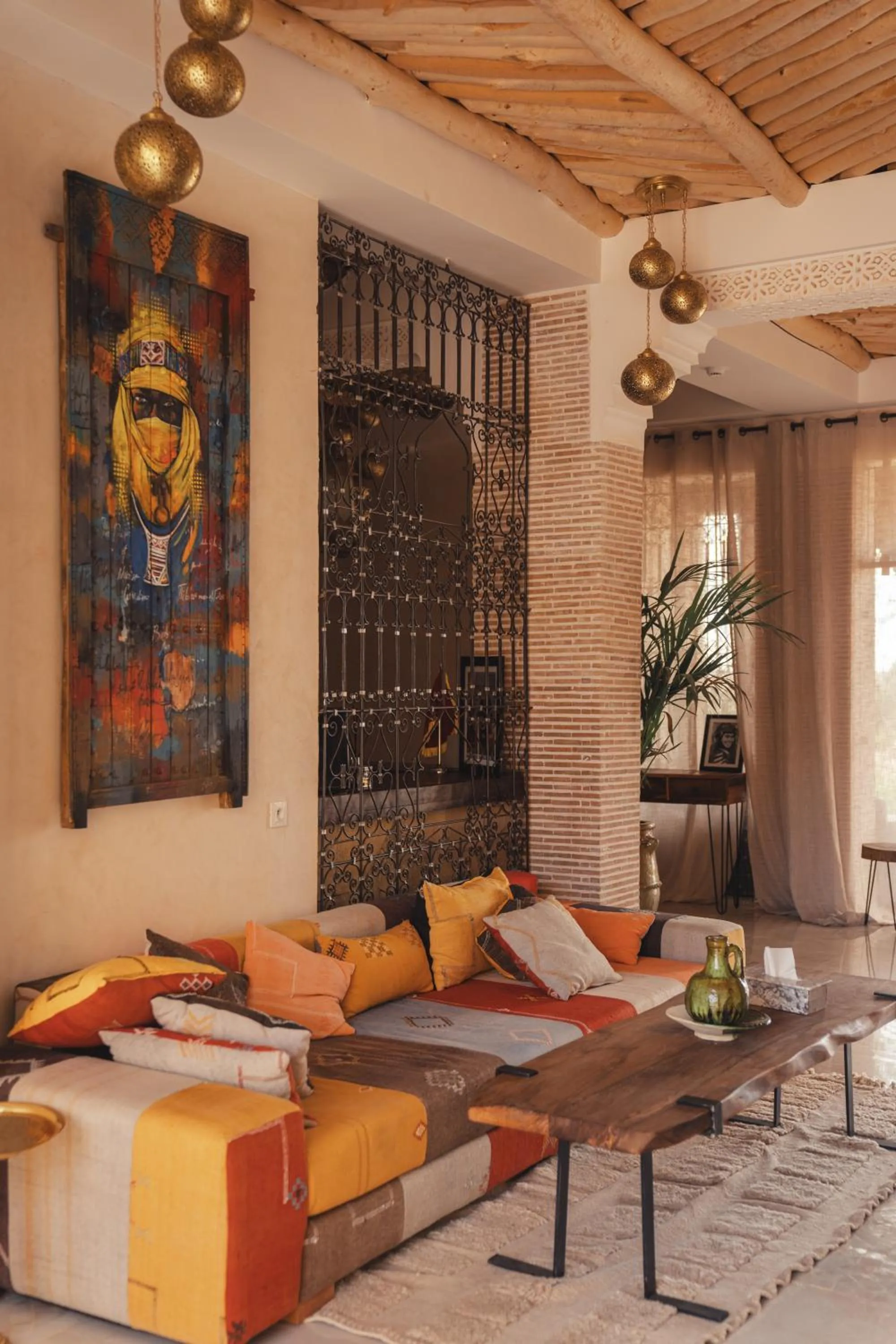 Seating area in Sahara pearl Hotel