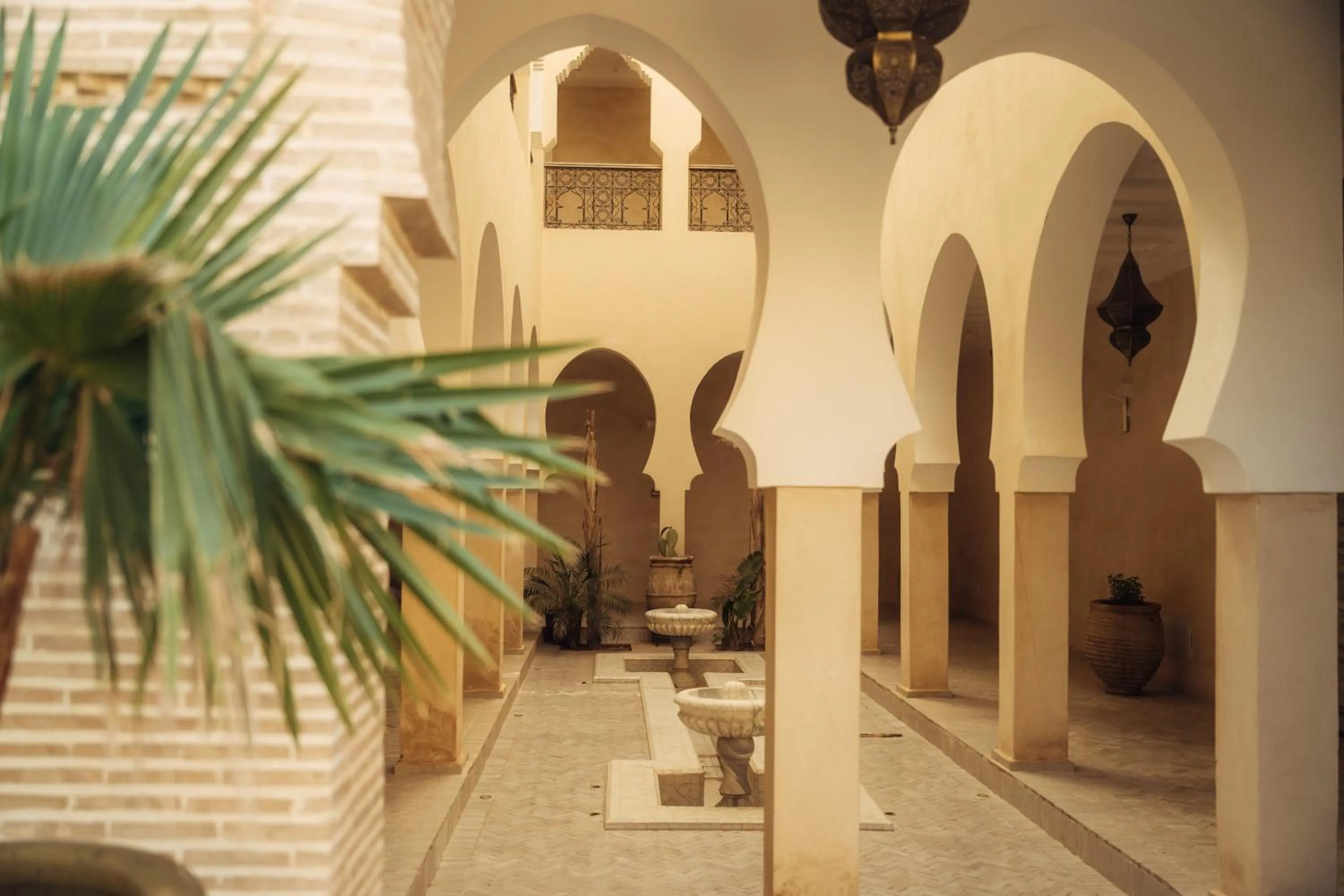 Patio in Sahara pearl Hotel