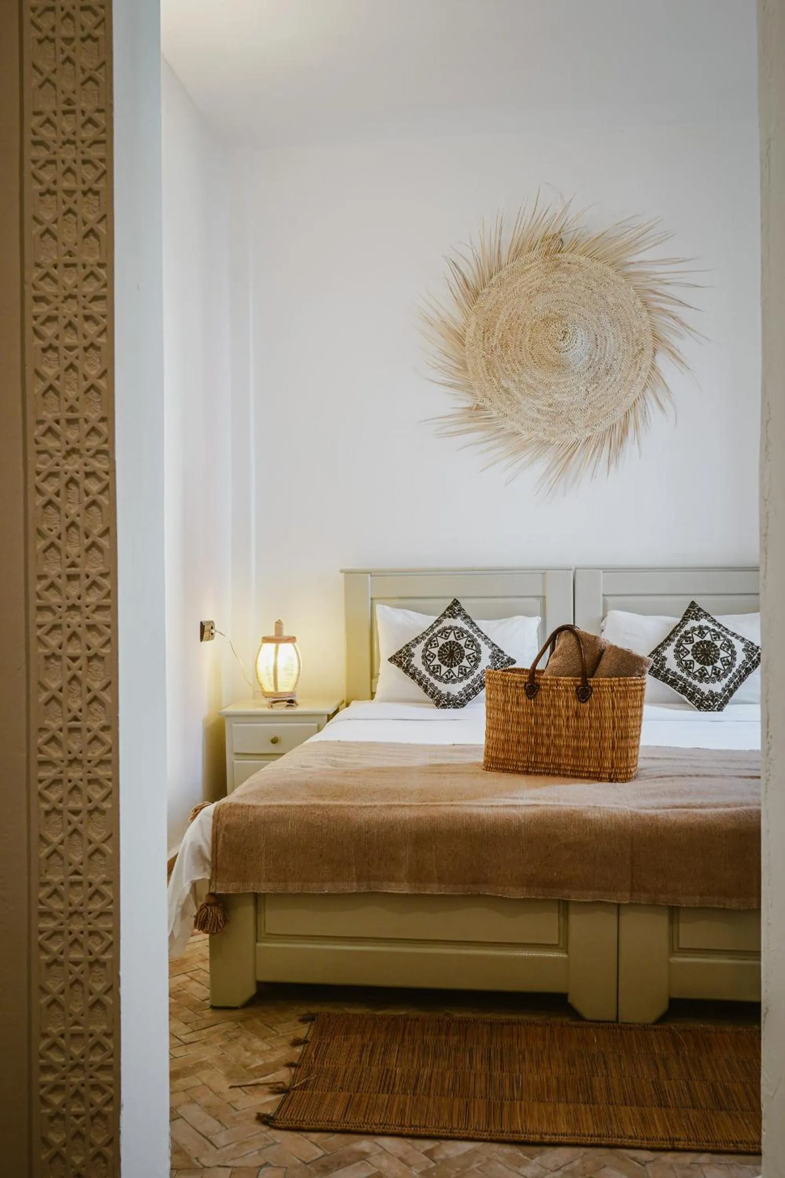 Bedroom, Bed in MojaSurf - Surf & Triathlon Camp