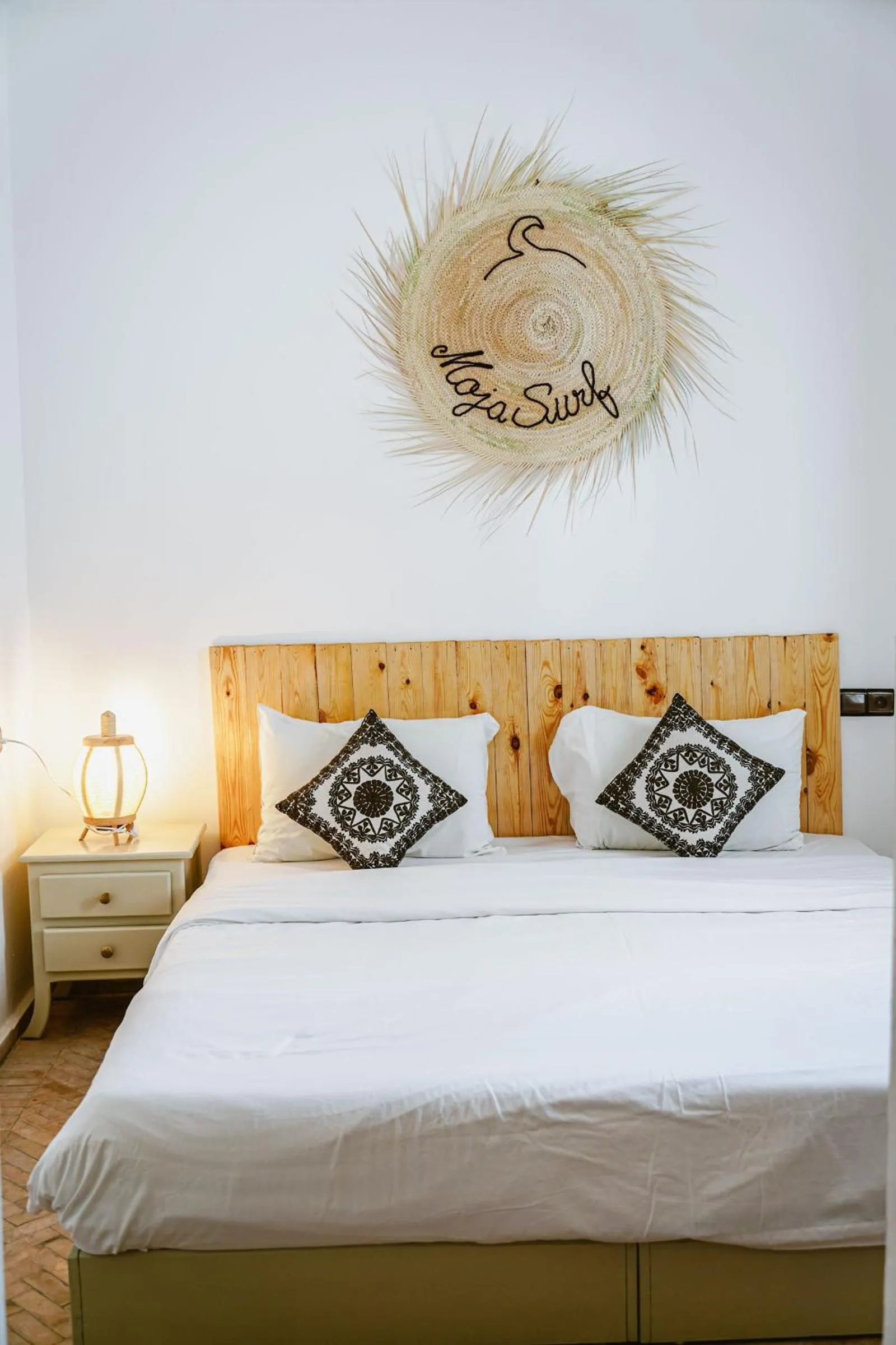 Bedroom, Bed in MojaSurf - Surf & Triathlon Camp