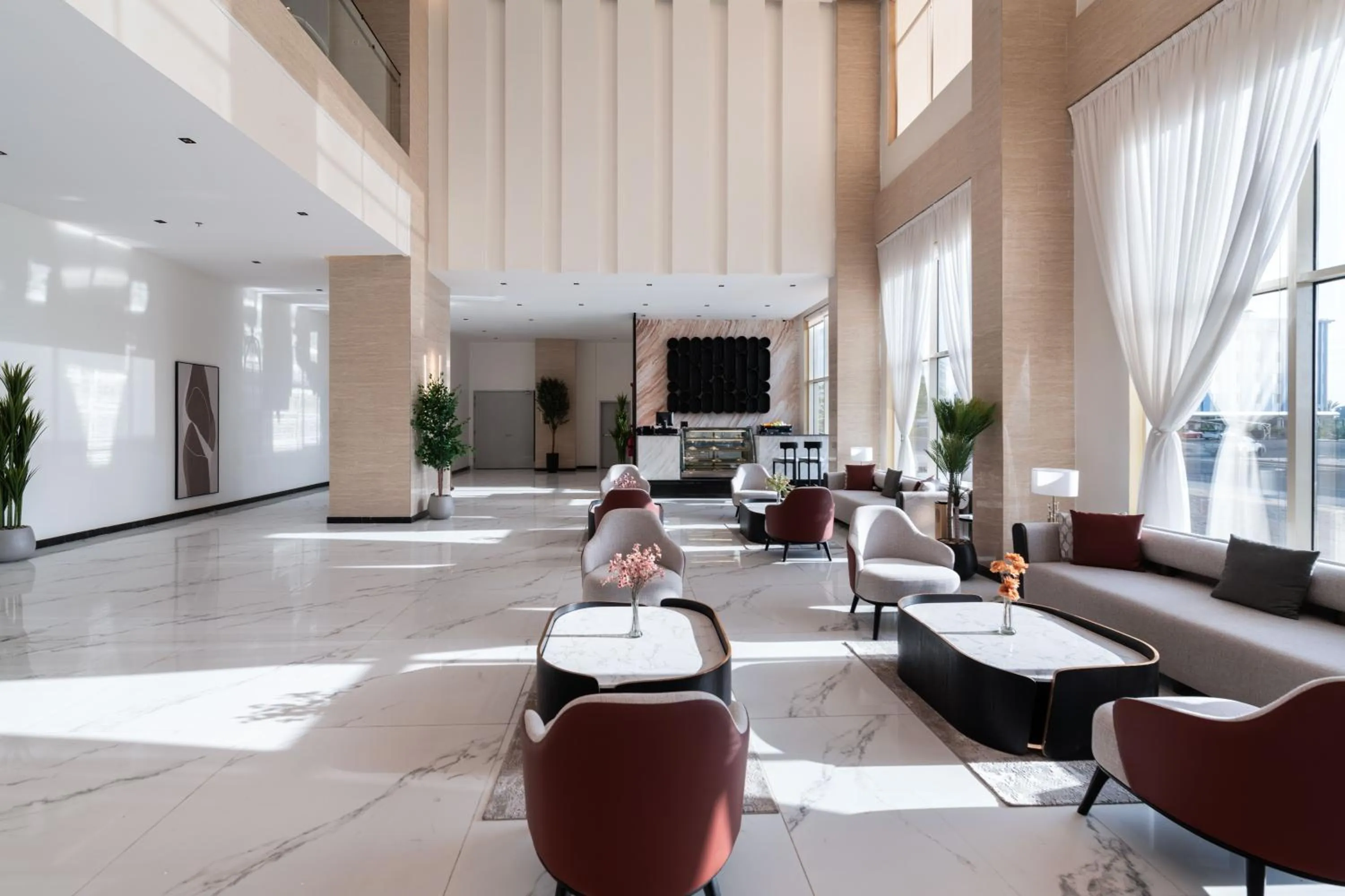 Lobby or reception in Enala Hotel- Umluj