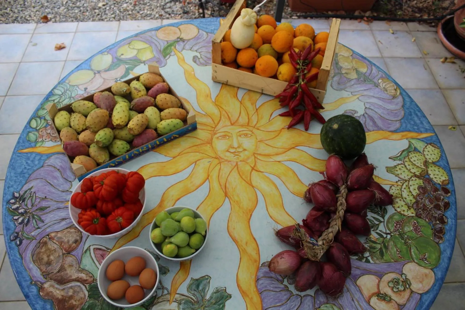 Food close-up in Villa Ortensia