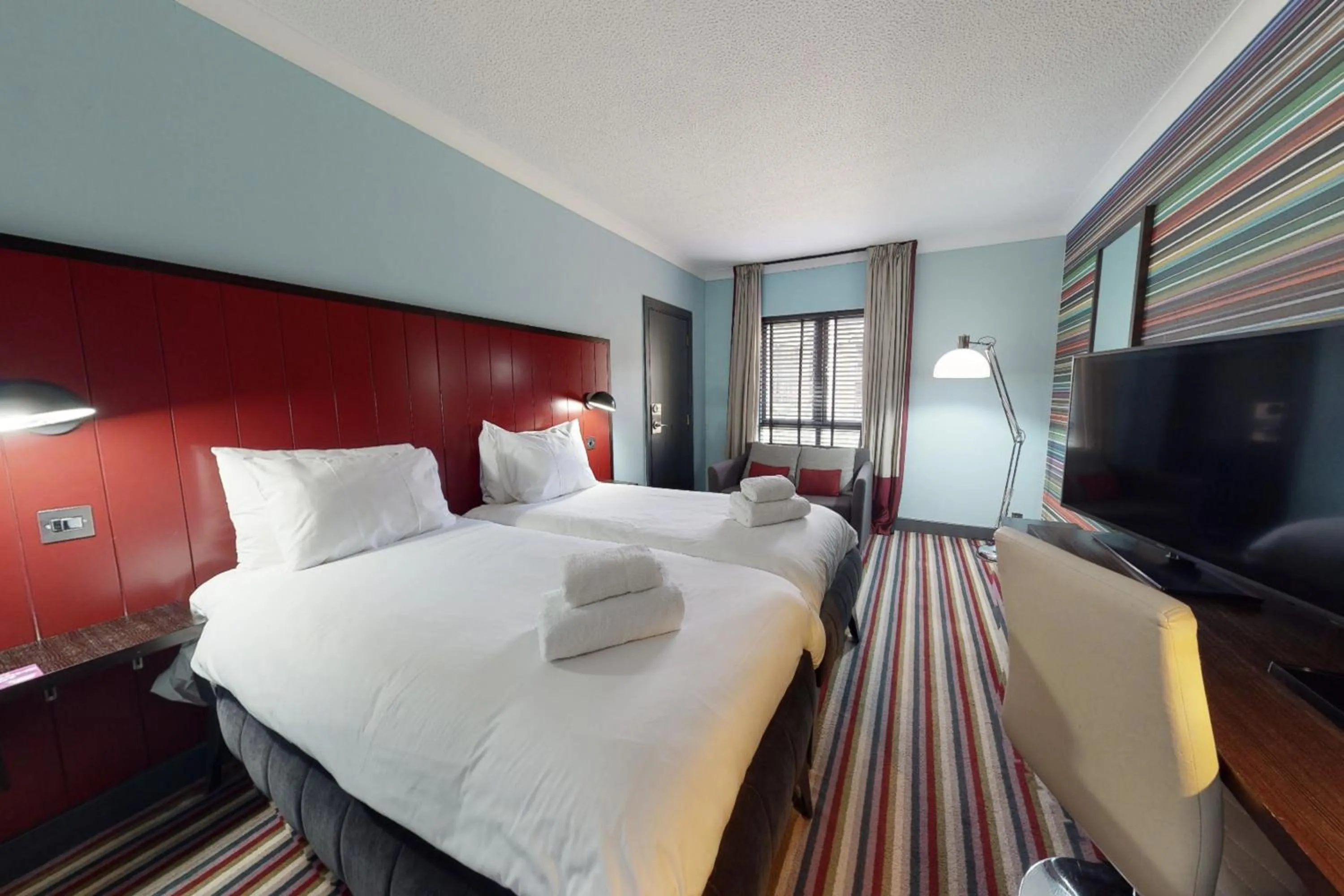 Bedroom, Bed in Village Hotel Swindon