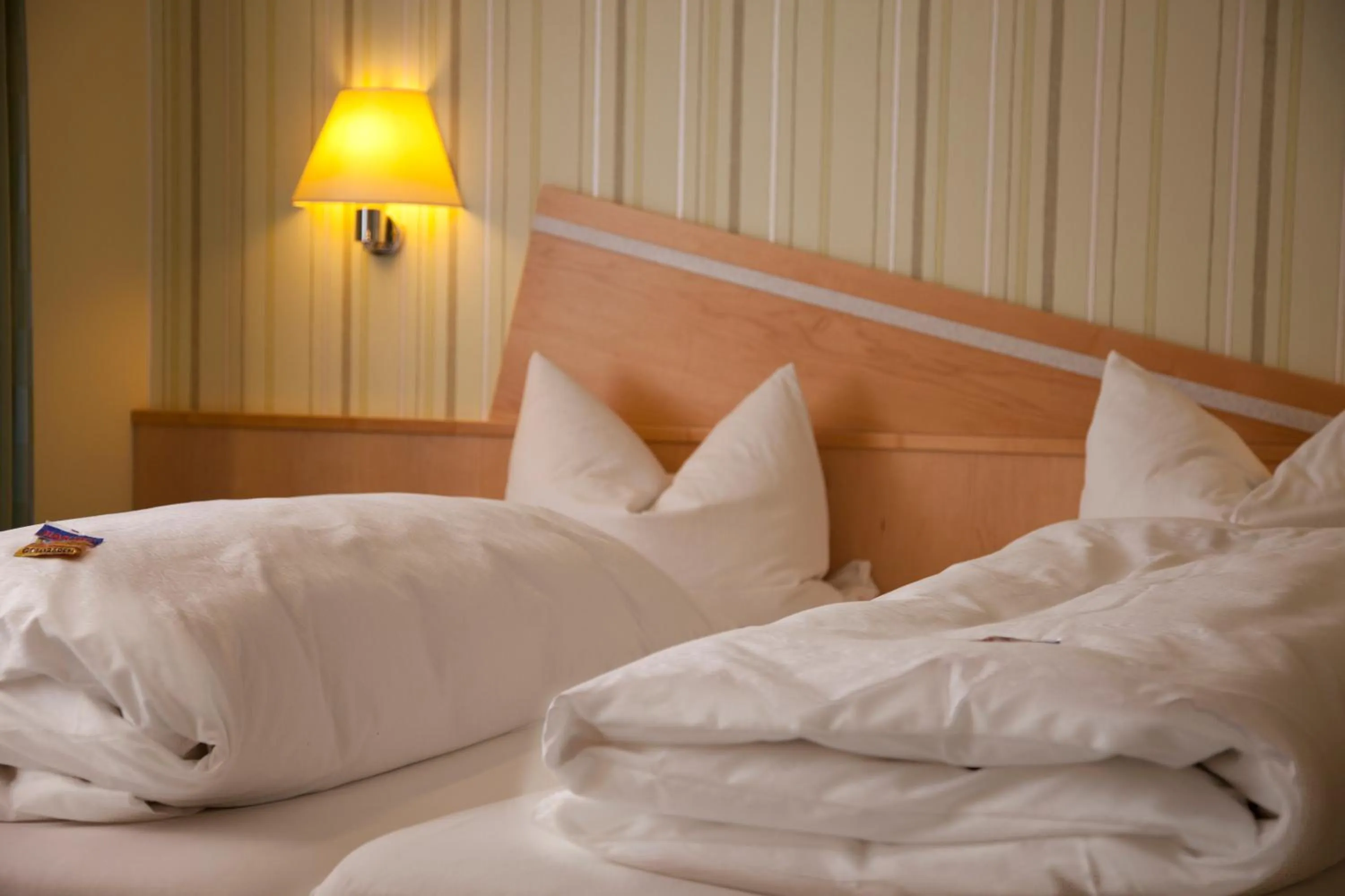 Decorative detail, Bed in Hotel Restaurant zur Windmühle