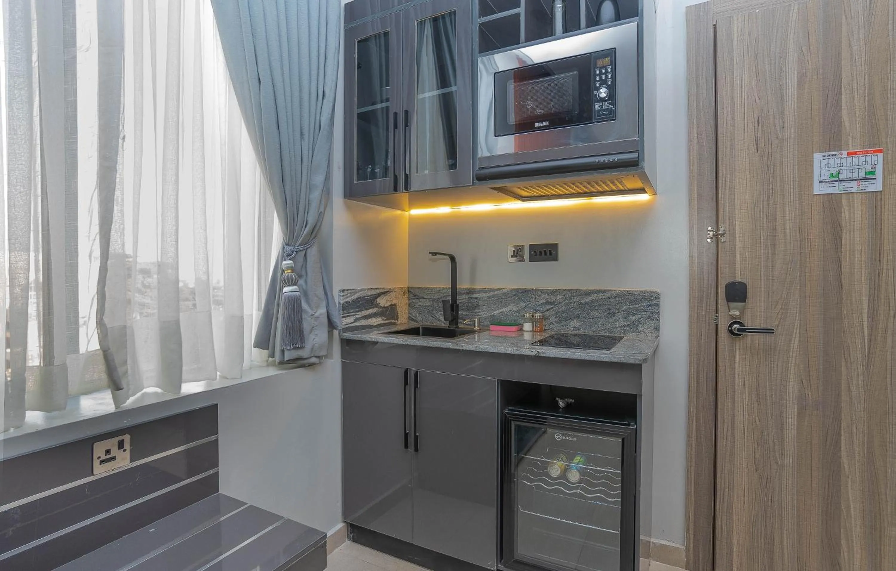 Kitchen or kitchenette in GTA HOTEL IKEJA