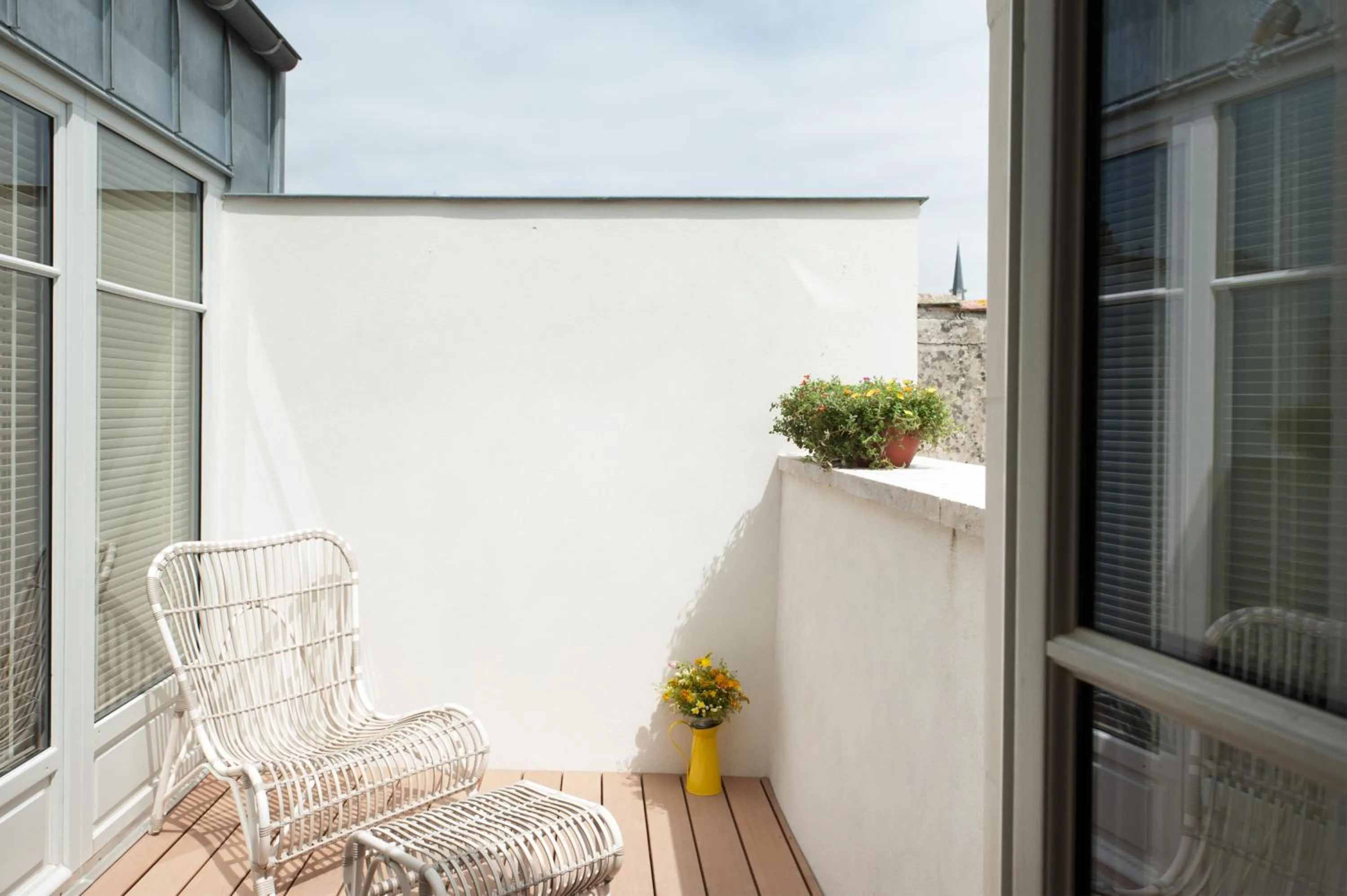 Patio in Chambres d'Hôtes Eden Ouest